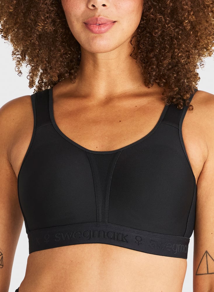 Swegmark 2-pack Sport-BH Svart – Kimberly Iconic med Hög Support