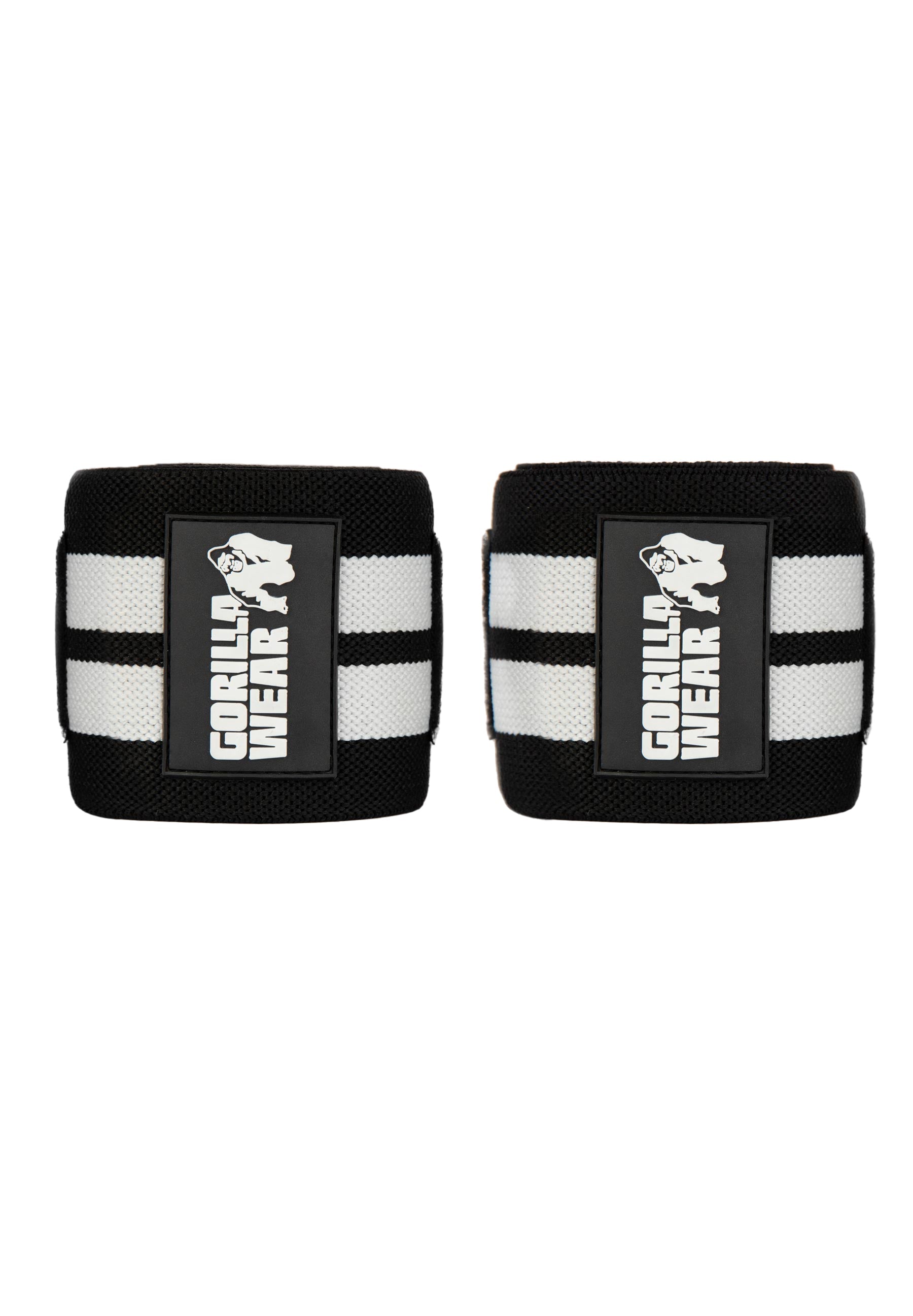 Gorilla Wear Elbow Wraps, black/white - 1,8 m Gorilla Wear