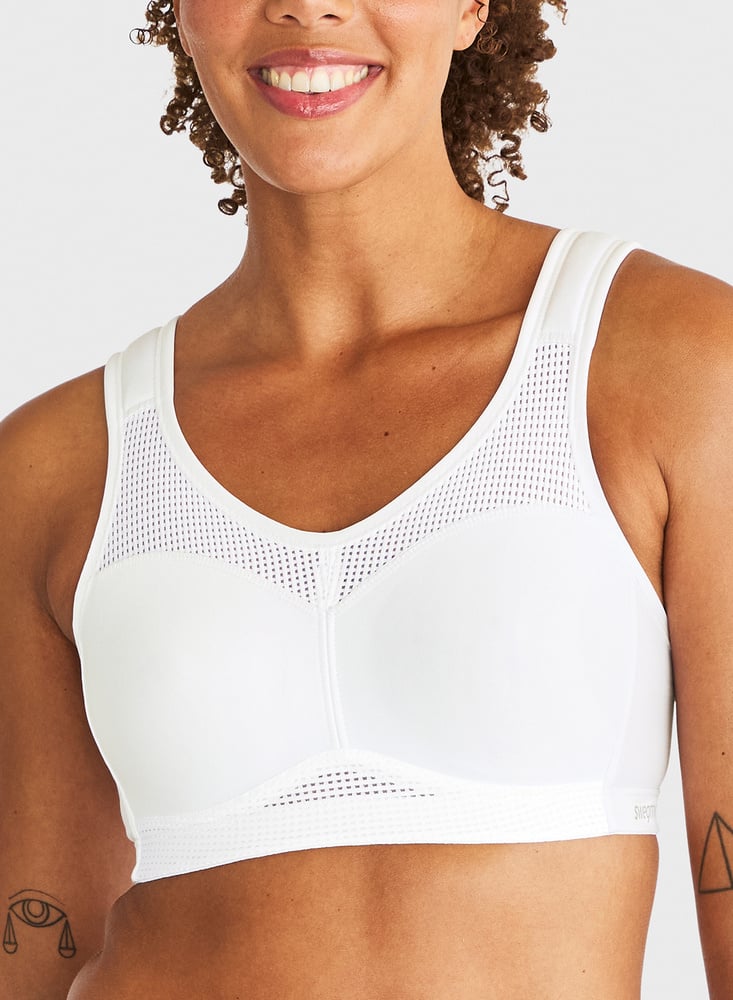 Swegmark 2-pack Sport-BH Vit – Activate med Hög Support