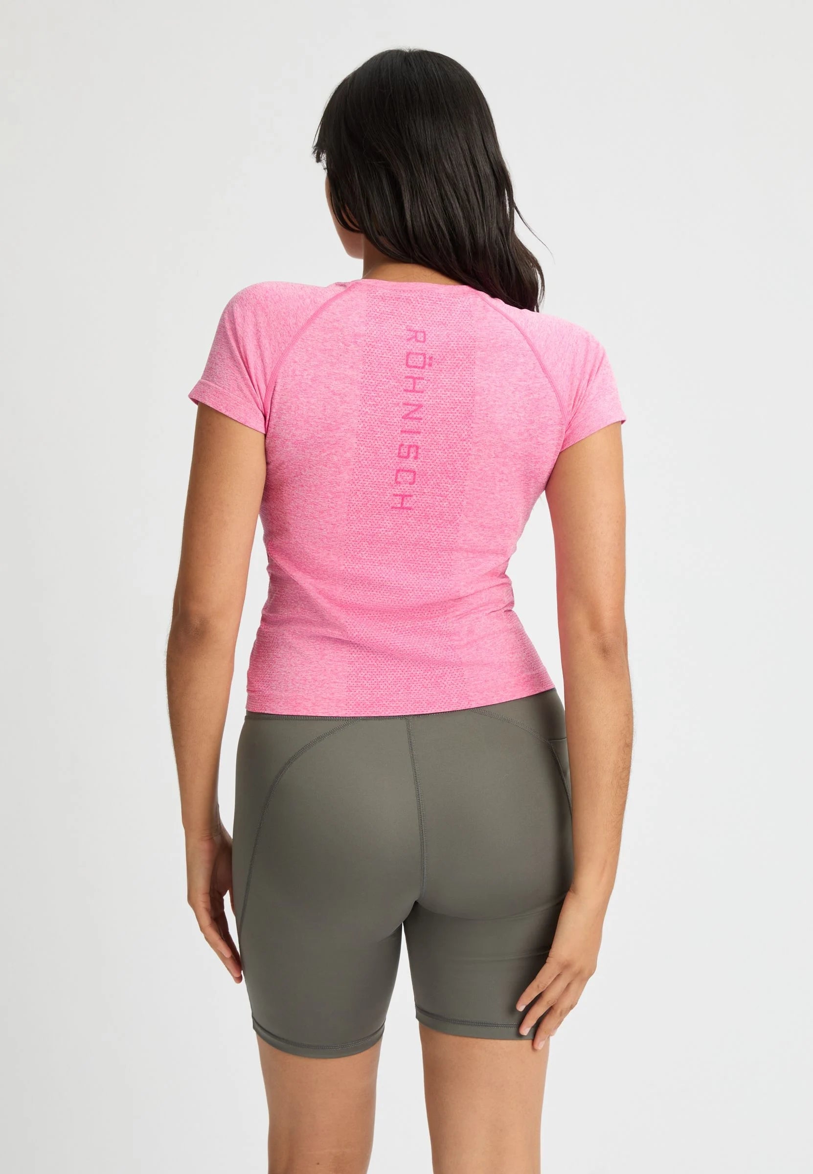 RÖHNISCH Seamless Flex Tee Carmine Rose Röhnisch