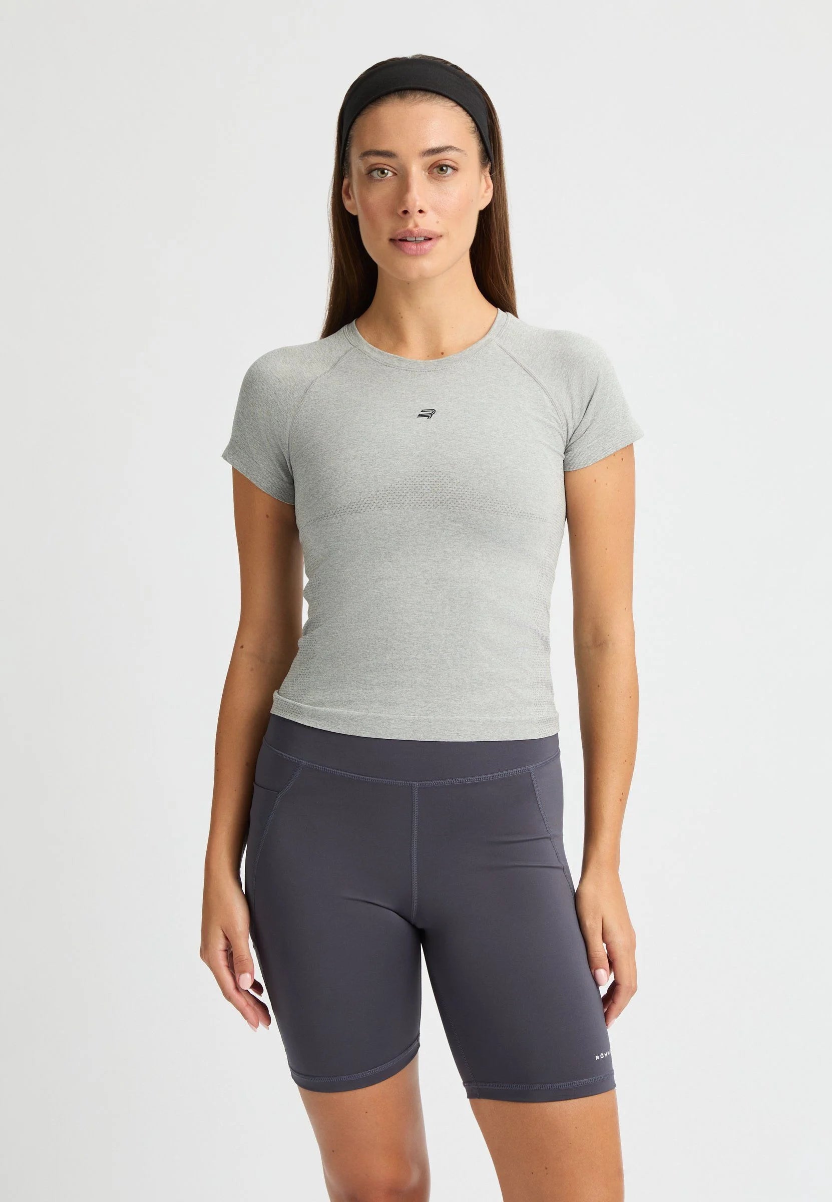 RÖHNISCH Seamless Flex Tee Grey Melange