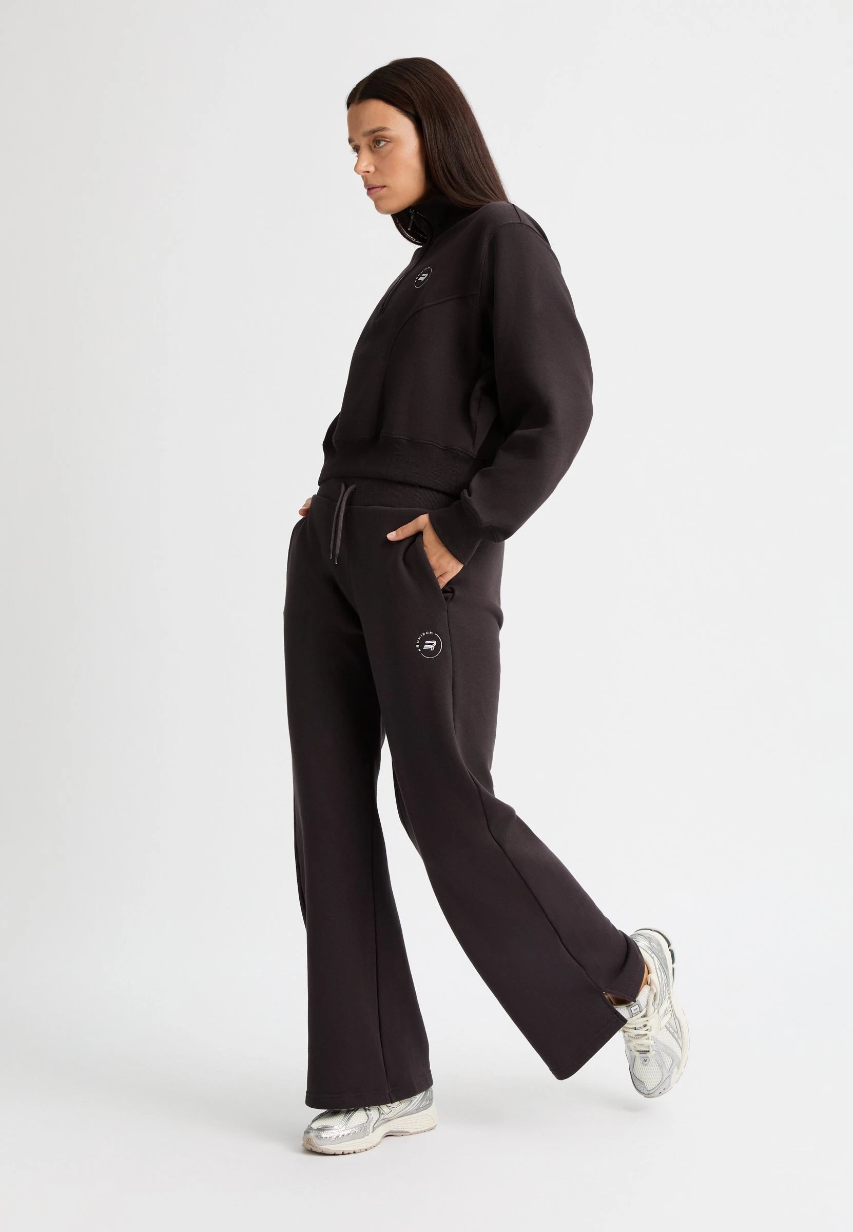 RÖHNISCH Soft Sweat Wide Pants Obsidian Black