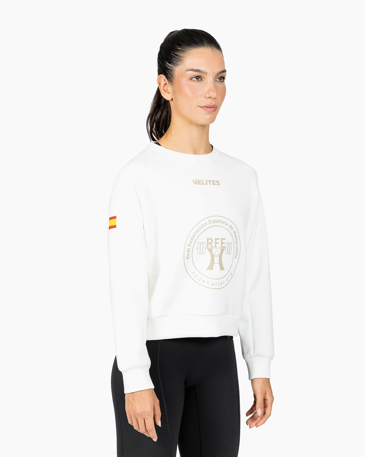 Velites RFEH Sweatshirt Crop Holo Pearl