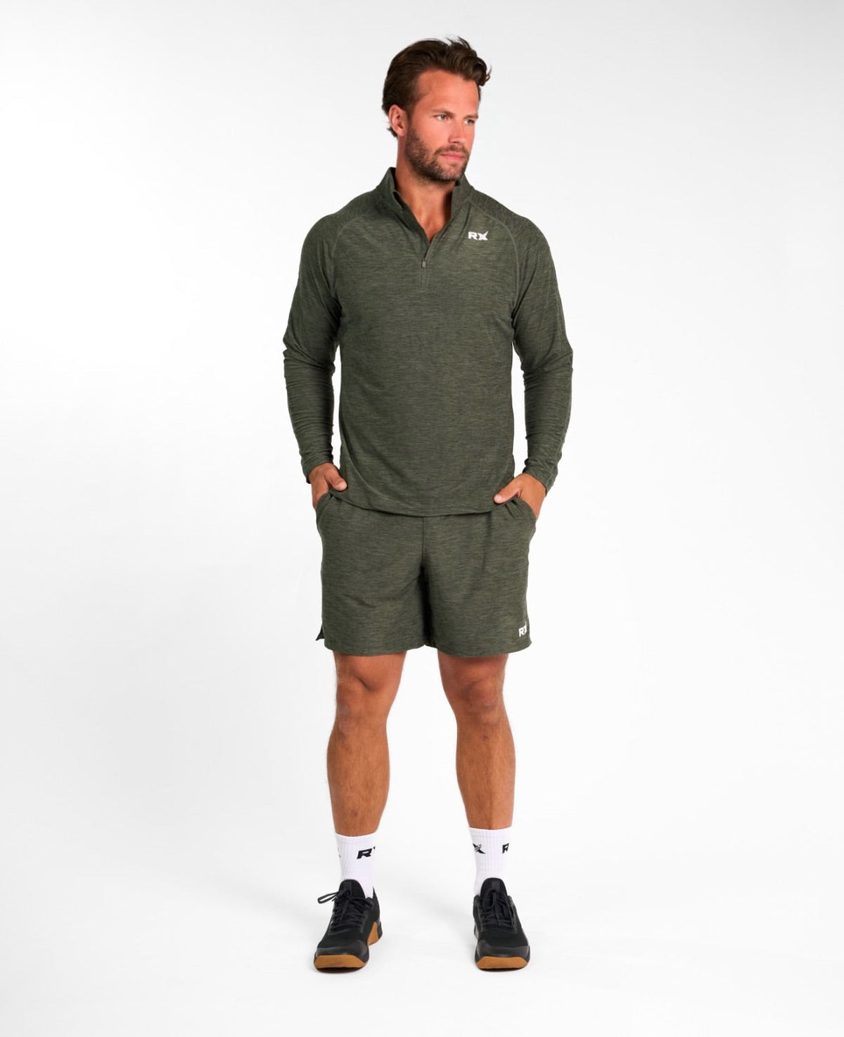 RX Performance Core Long Sleeve Olive Night