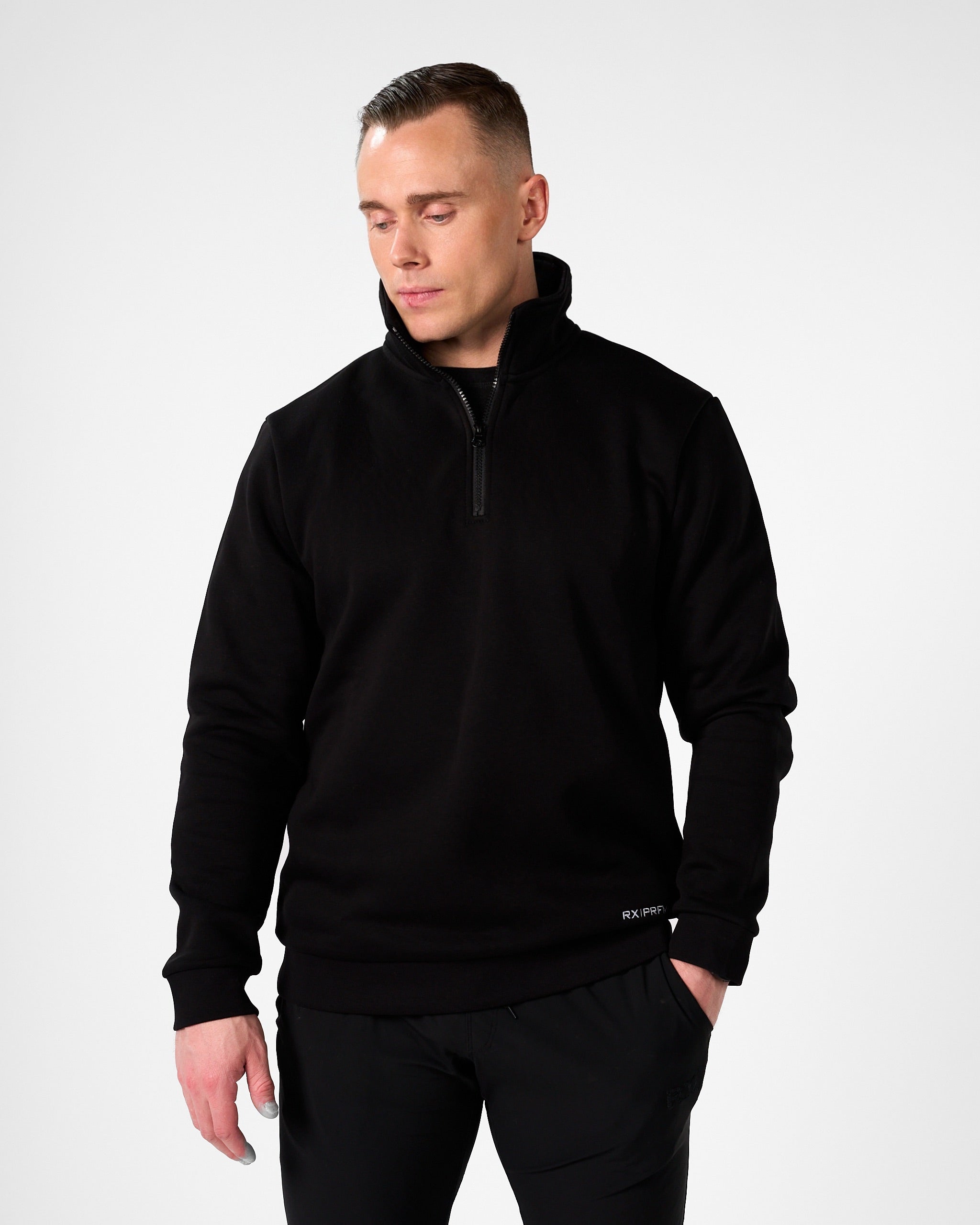 RX Performance Essential Halfzip Sweater Black