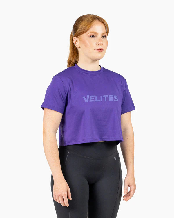 Velites Crop Holo Lila