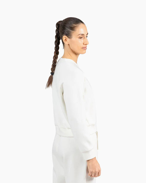 Velites Crop Sweatshirt Holo Vit