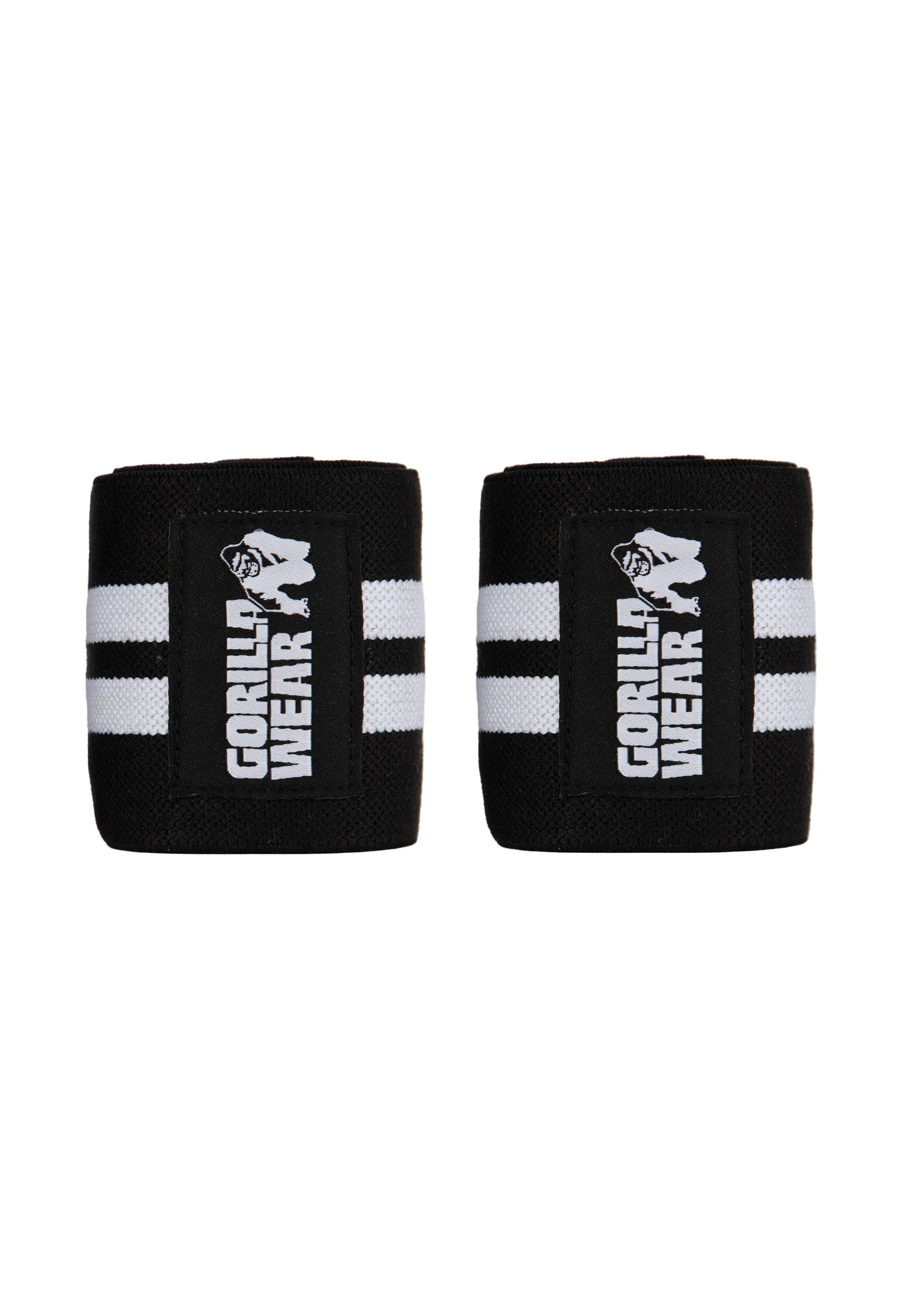 Gorilla Wear Ankle Wraps, black/white Gorilla Wear