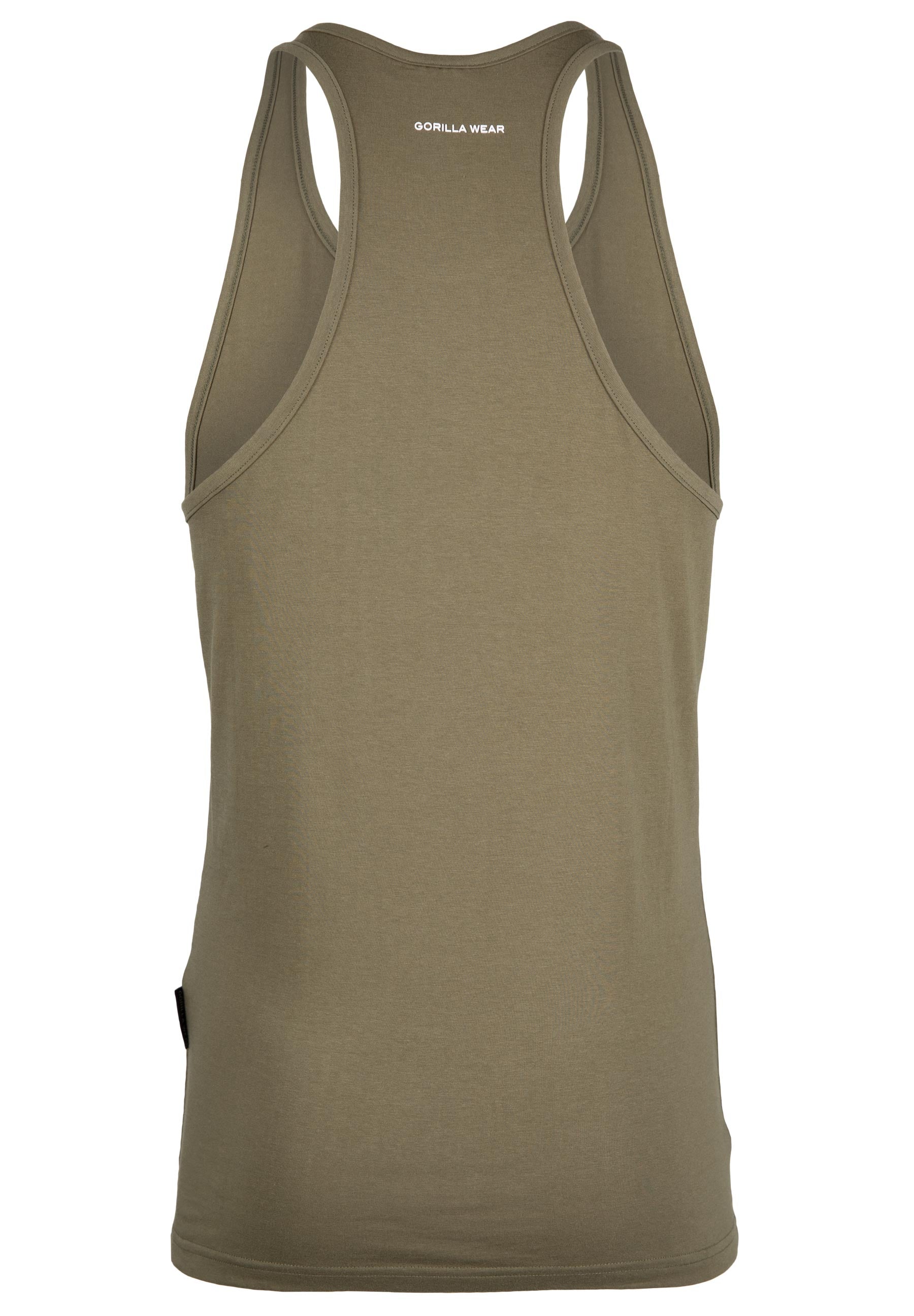 Gorilla Wear Carter Stretch Tank Top, army green Gorilla Wear