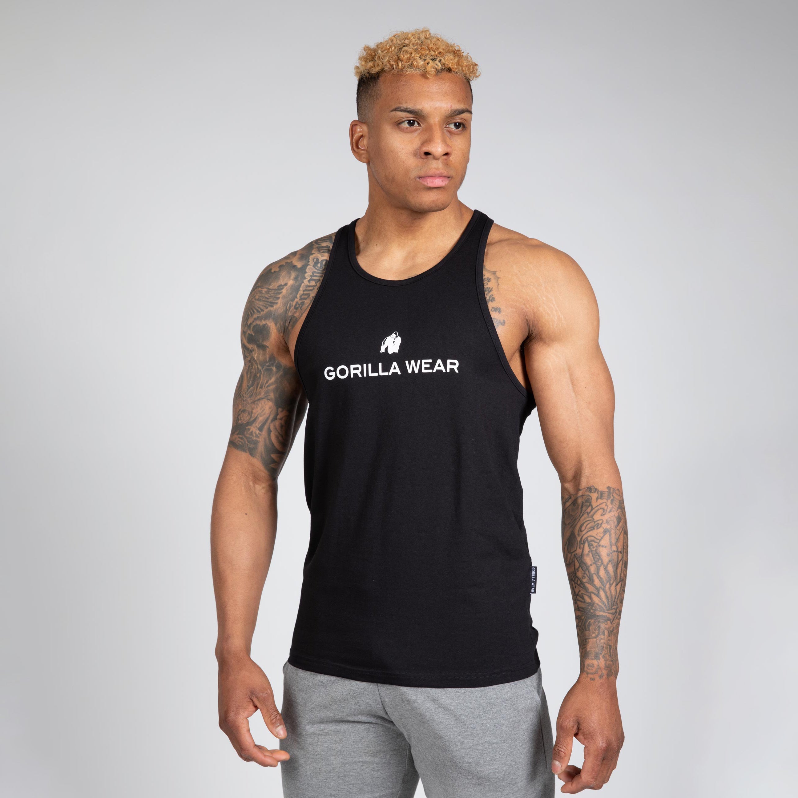 Gorilla Wear Carter Stretch Tank Top, black Gorilla Wear