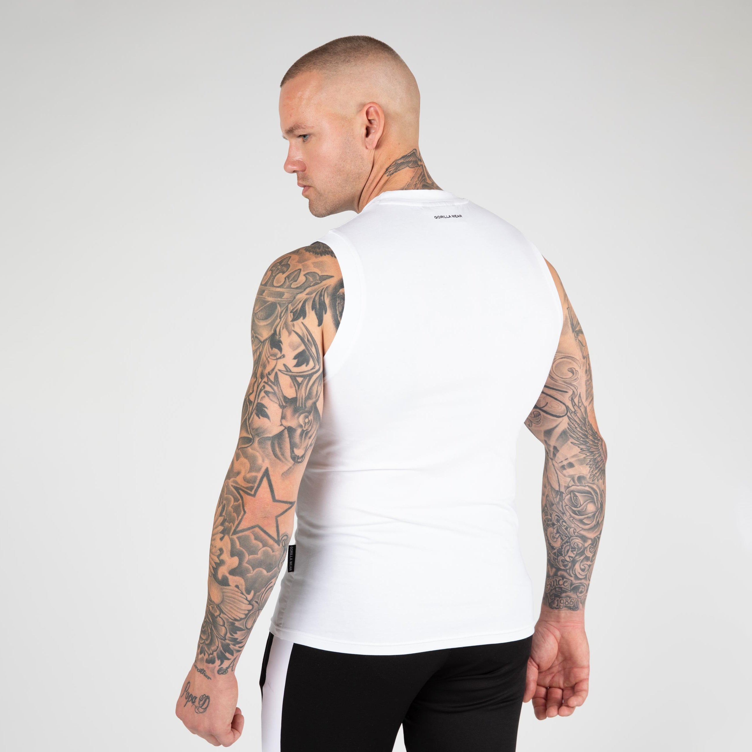 Gorilla Wear Tulsa Tank Top, white Gorilla Wear
