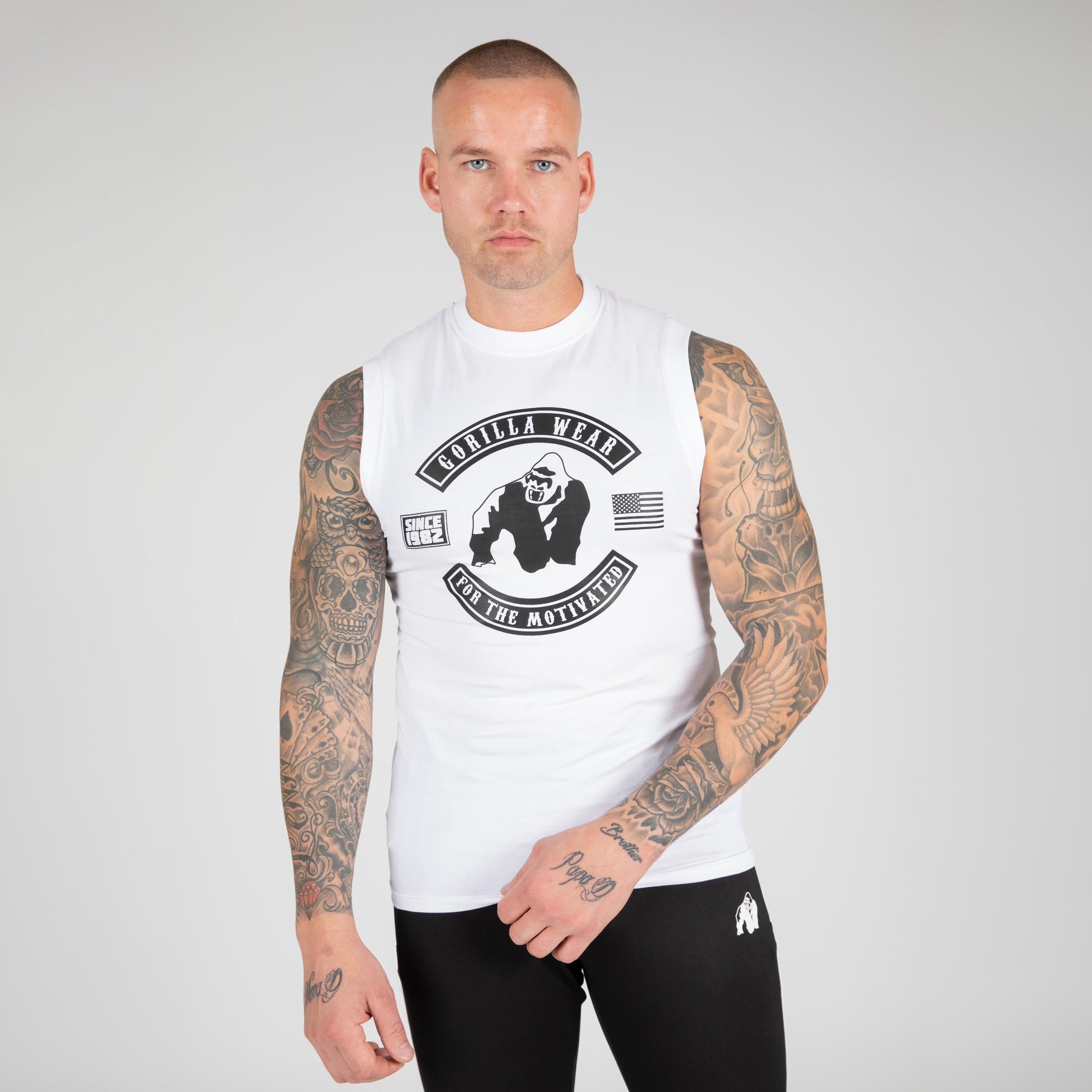 Gorilla Wear Tulsa Tank Top, white Gorilla Wear