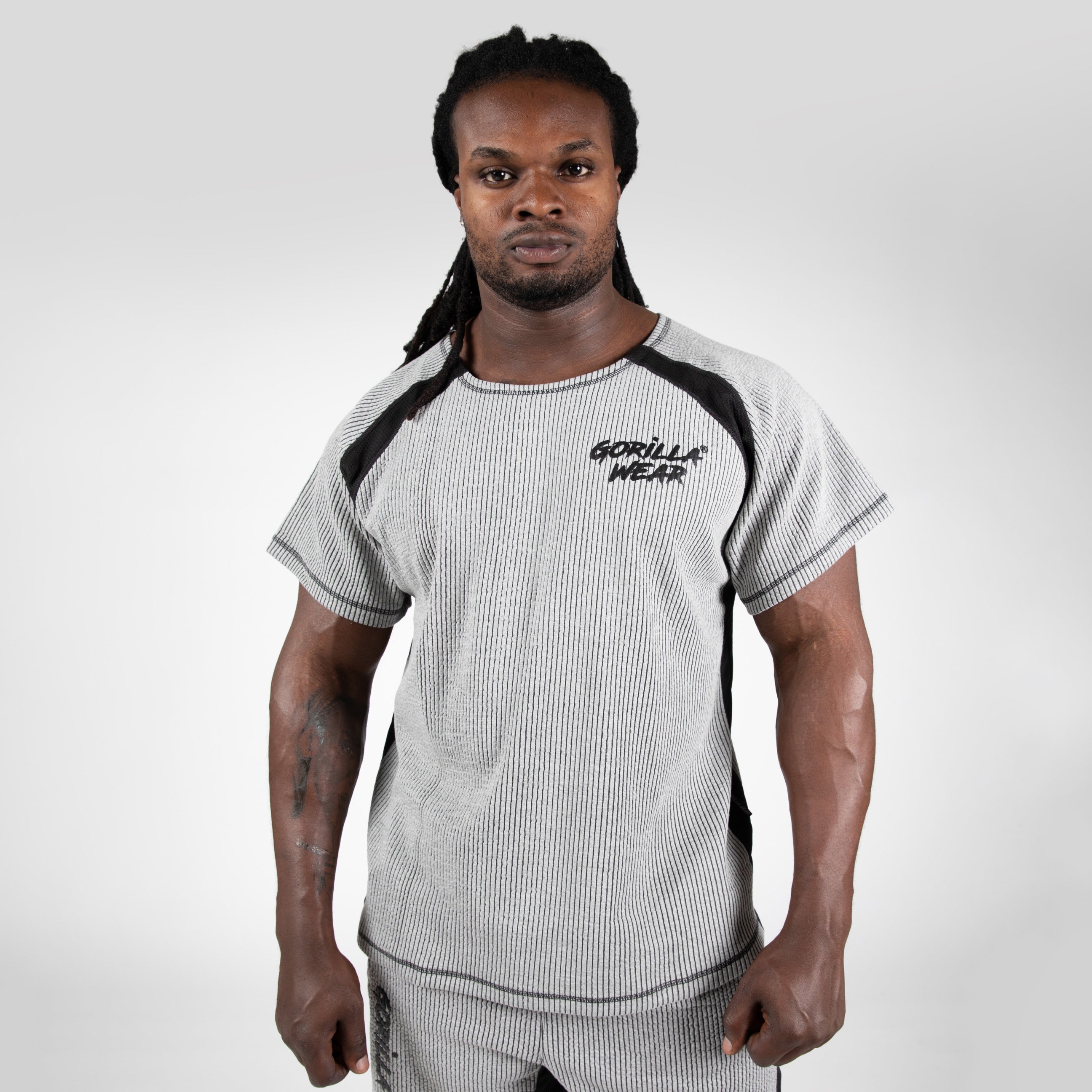 Gorilla Wear Augustine Old School Work Out Top, grey Gorilla Wear