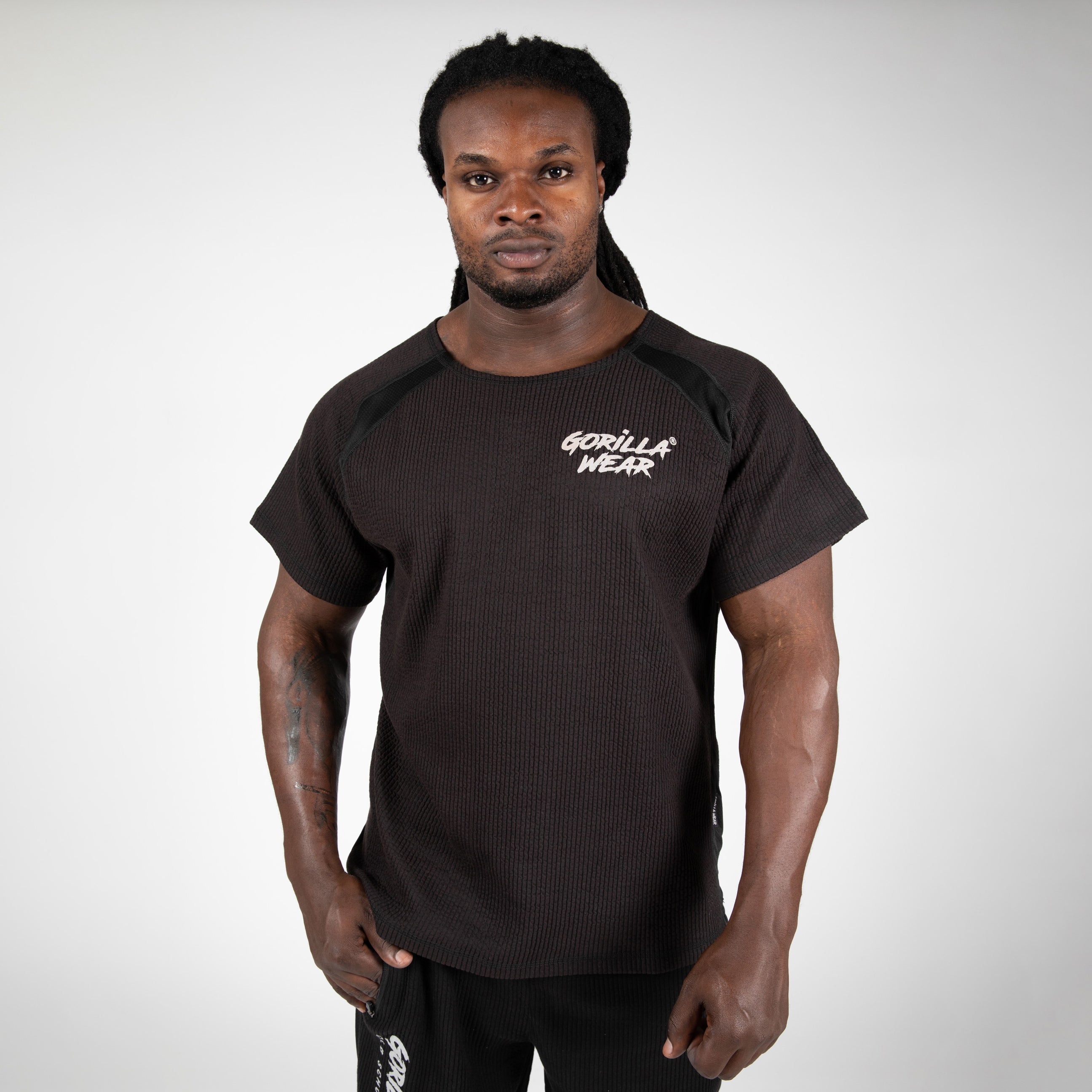 Gorilla Wear Augustine Old School Work Out Top, black Gorilla Wear