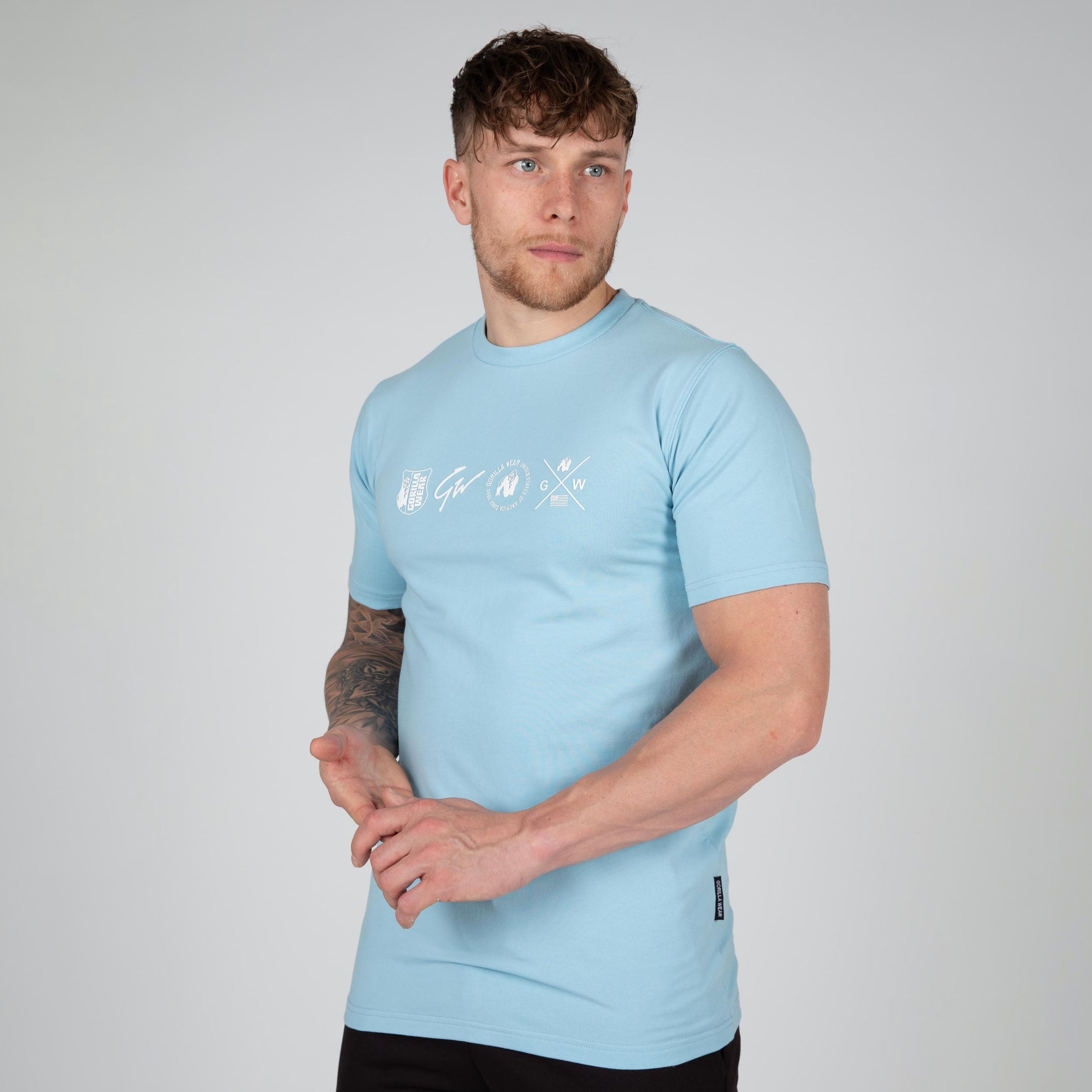Gorilla Wear Swanton T-Shirt, blue Gorilla Wear