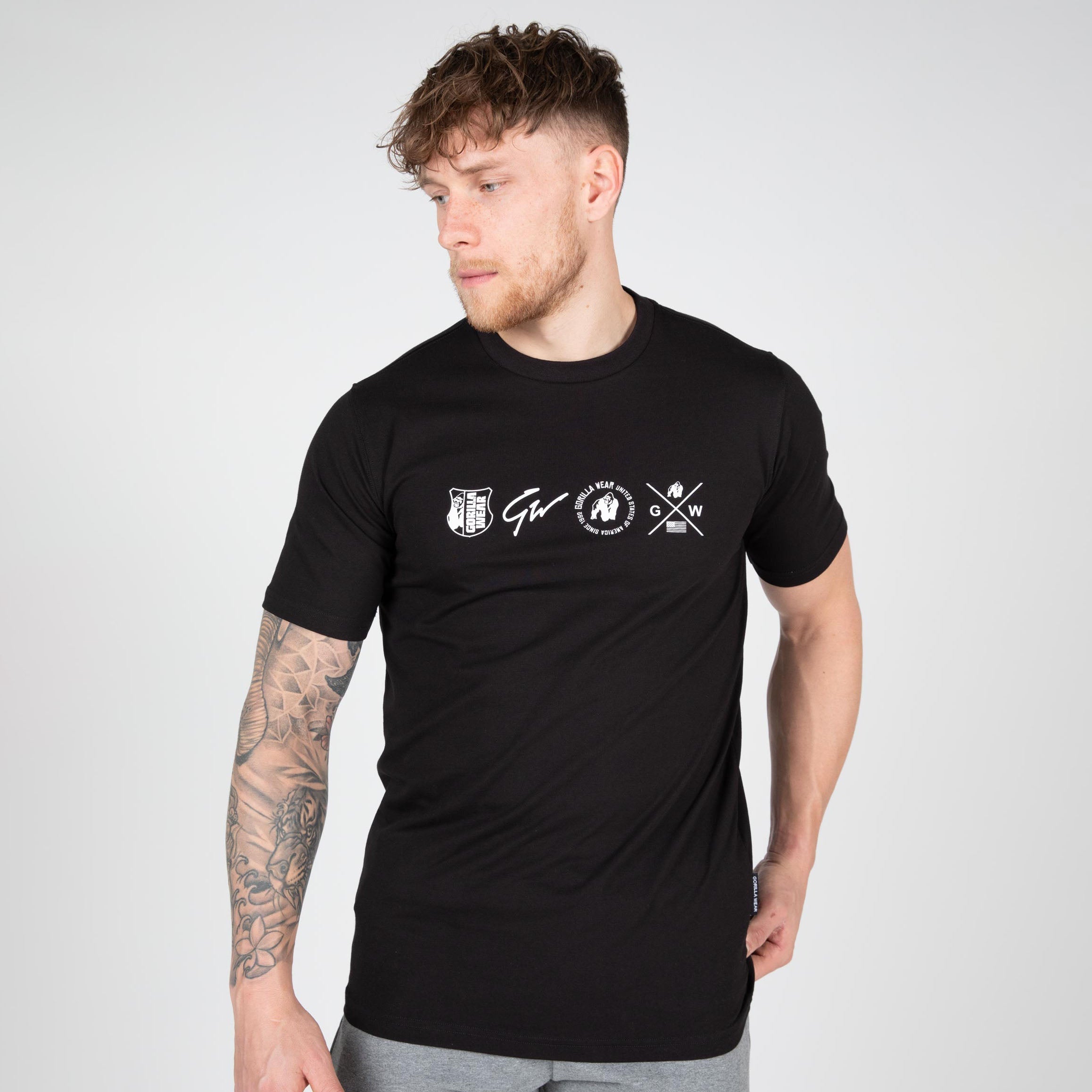 Gorilla Wear Swanton T-Shirt, black Gorilla Wear