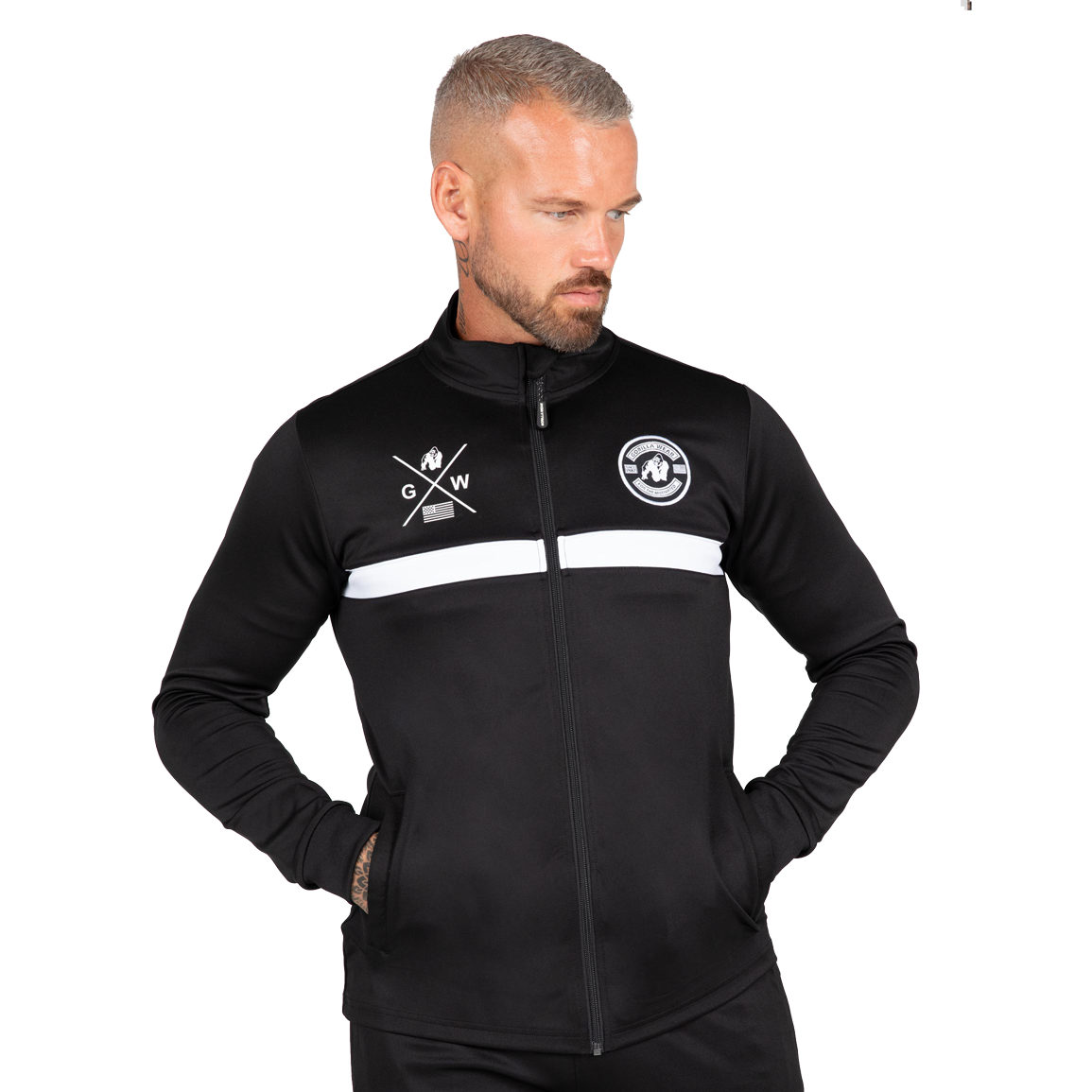 Gorilla Wear Vernon Track Jacket, black Gorilla Wear