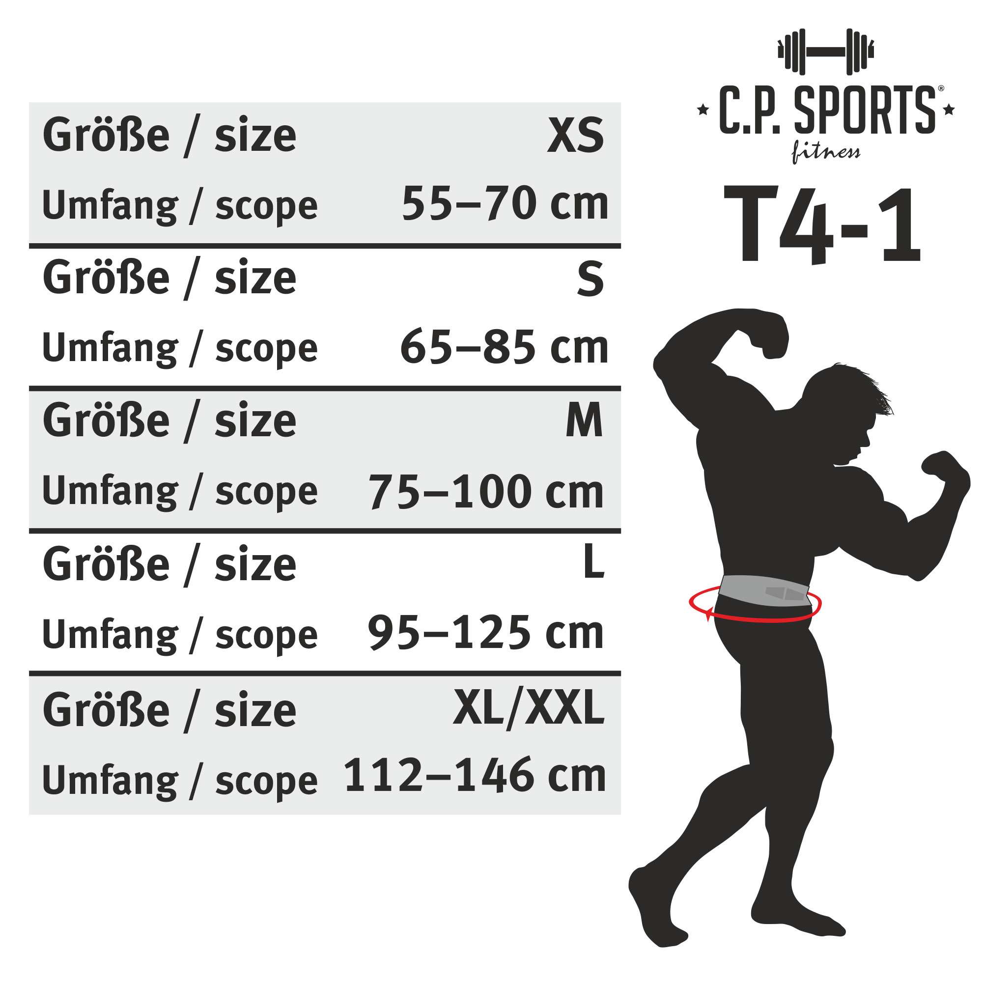 C.P. Sports Wide Lifting Belt, black C.P. Sports