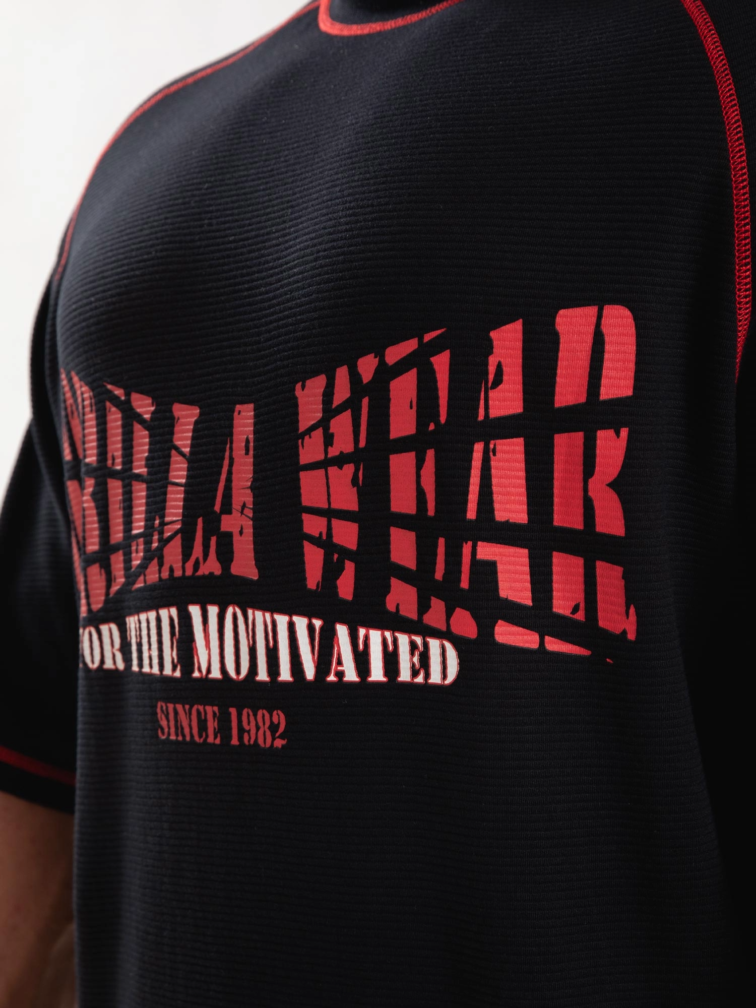 Gorilla Wear Finley Oversized T-Shirt, black/red Gorilla Wear