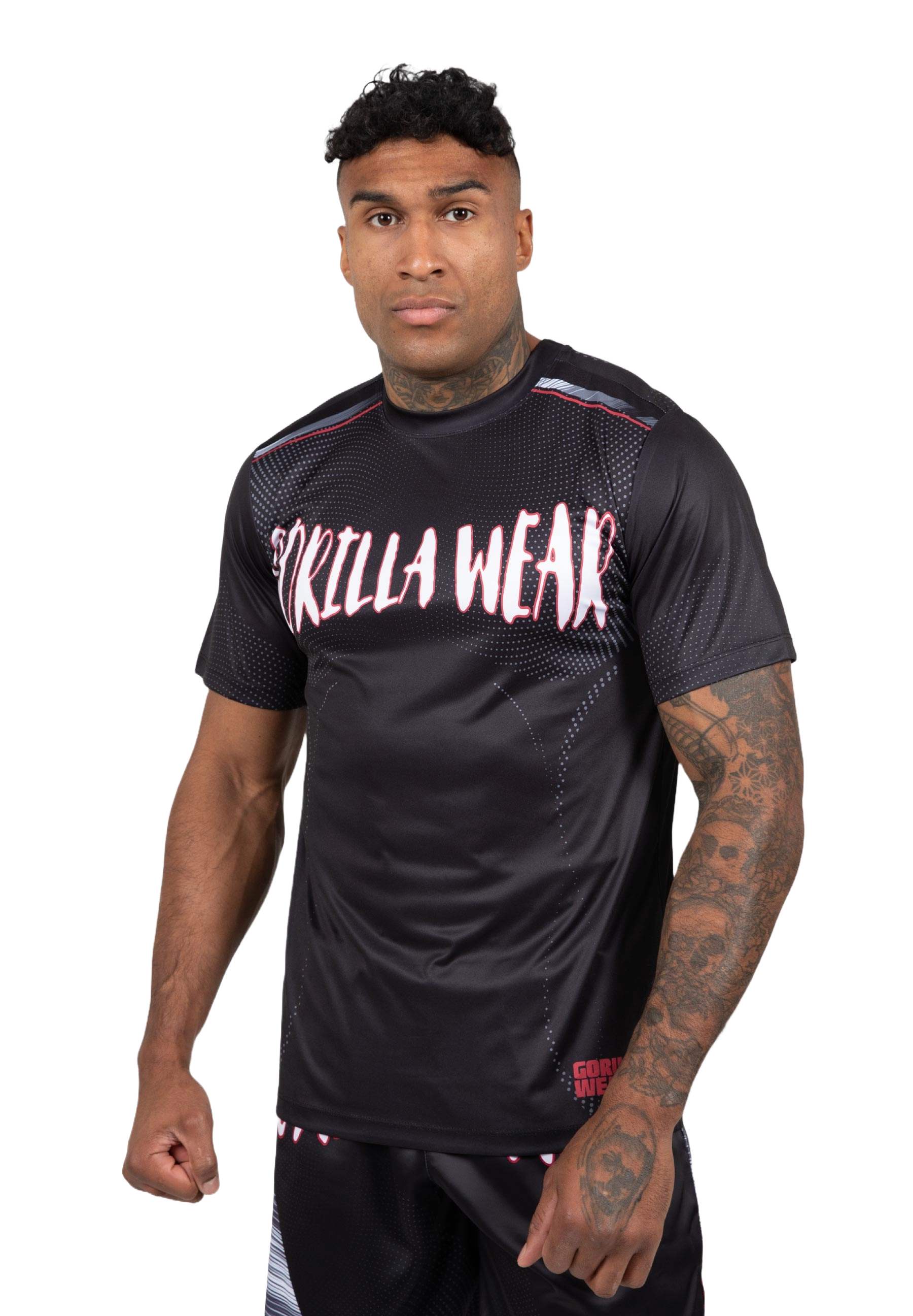 Gorilla Wear Clayton T-Shirt, black/red Gorilla Wear