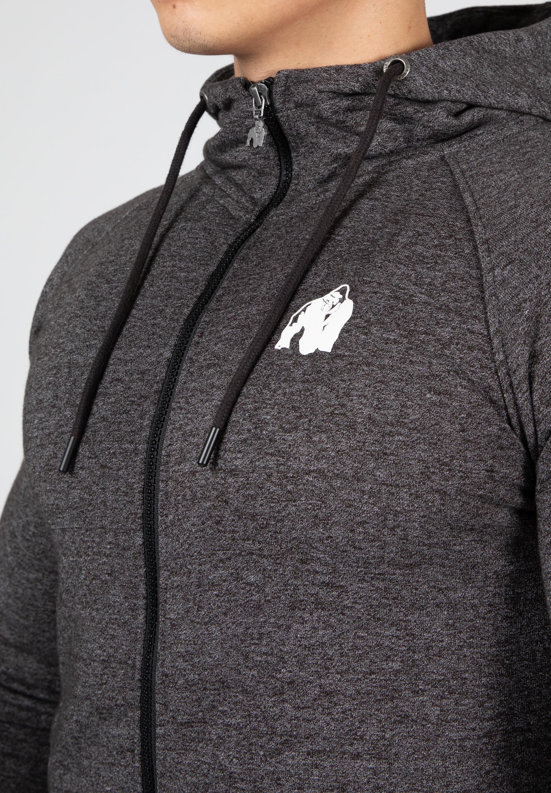 Gorilla Wear Payette Zipped Hoodie, grey
