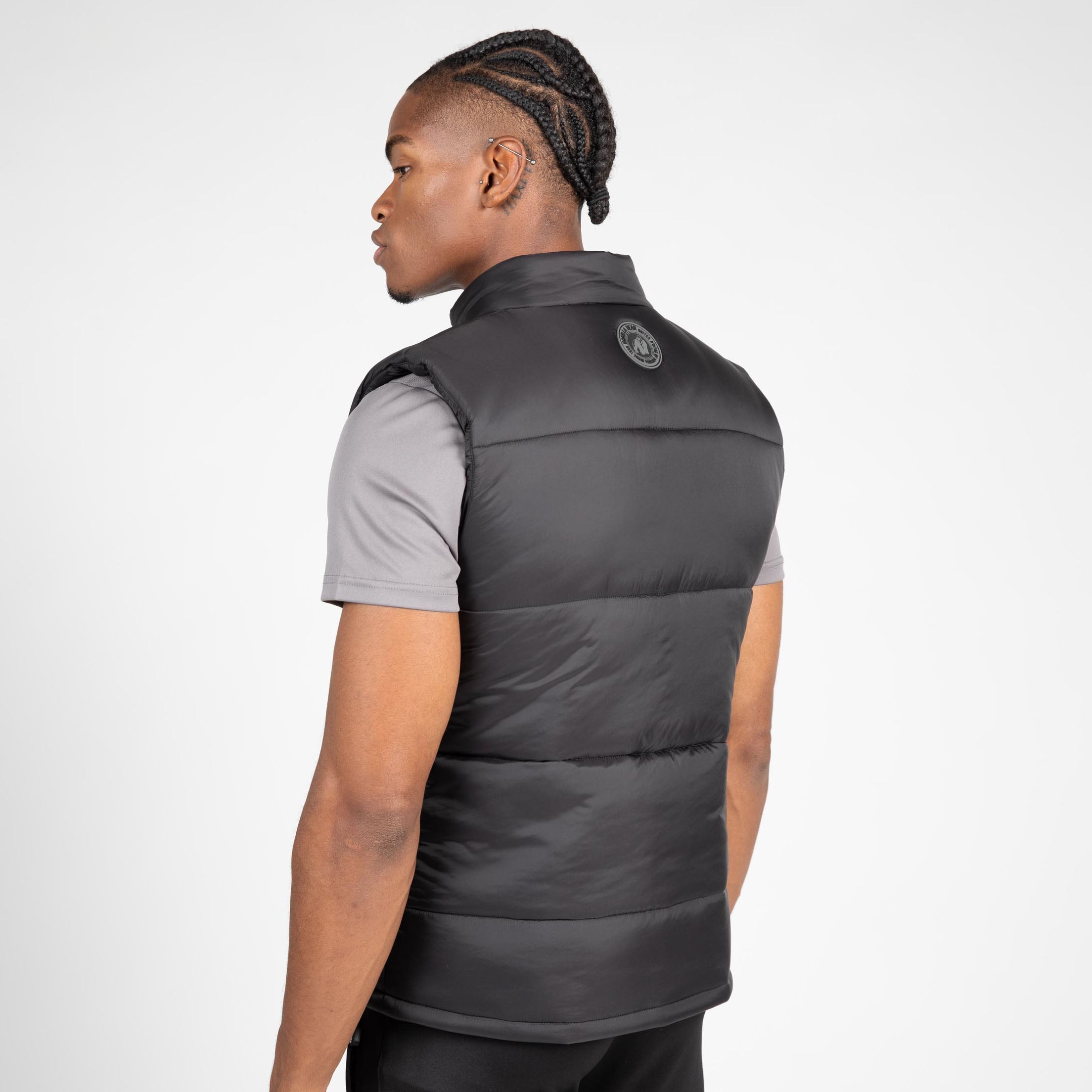 Gorilla Wear Irvine Puffer Vest, black Gorilla Wear