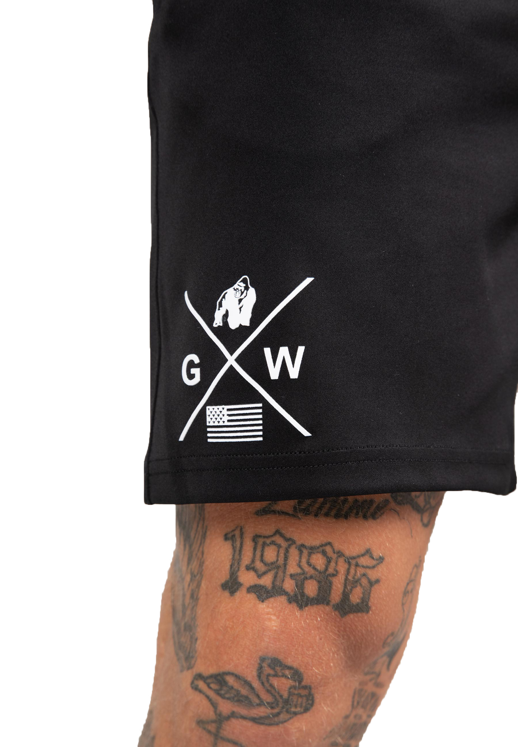Gorilla Wear Vernon Track Shorts, black Gorilla Wear