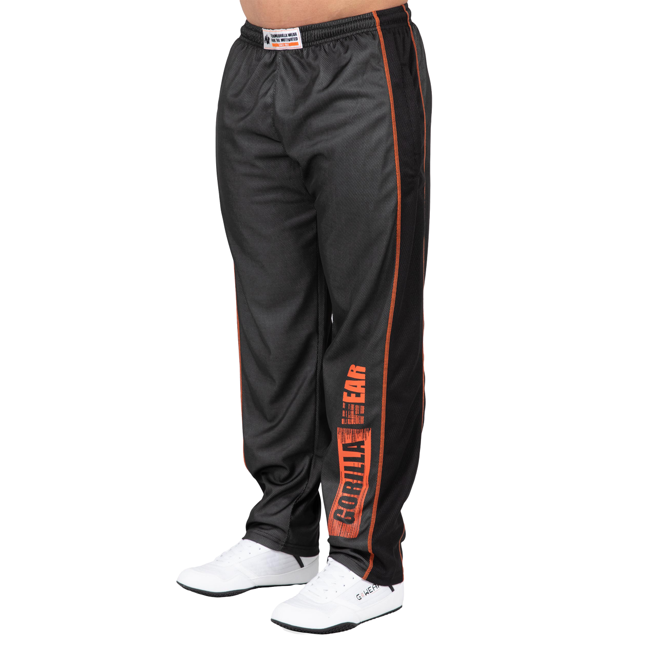 Gorilla Wear Wallace Mesh Pants, grey/orange Gorilla Wear