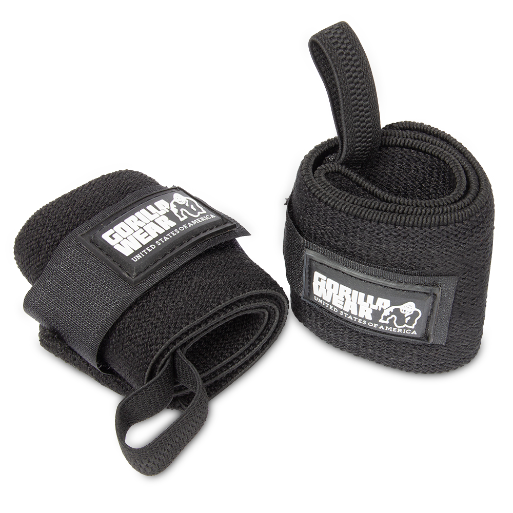 Gorilla Wear Wrist Wraps Basic, black Gorilla Wear