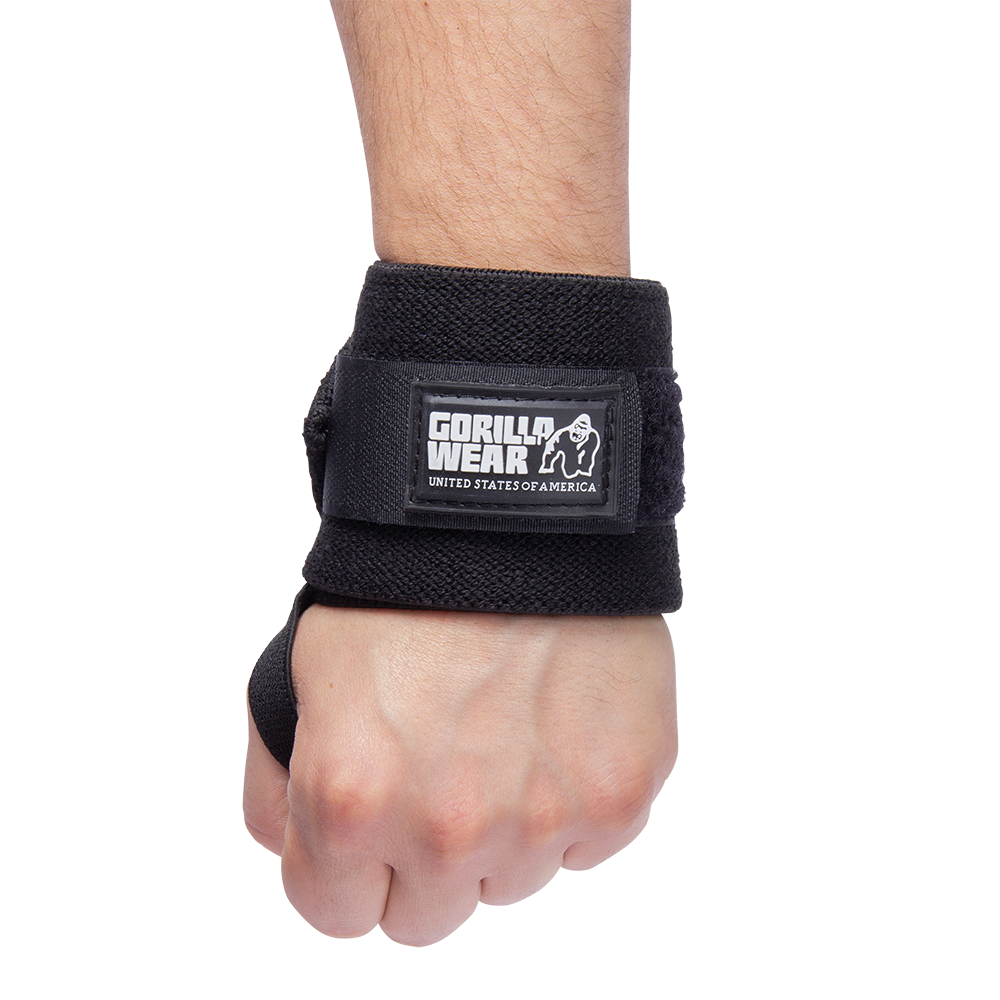 Gorilla Wear Wrist Wraps Basic, black Gorilla Wear