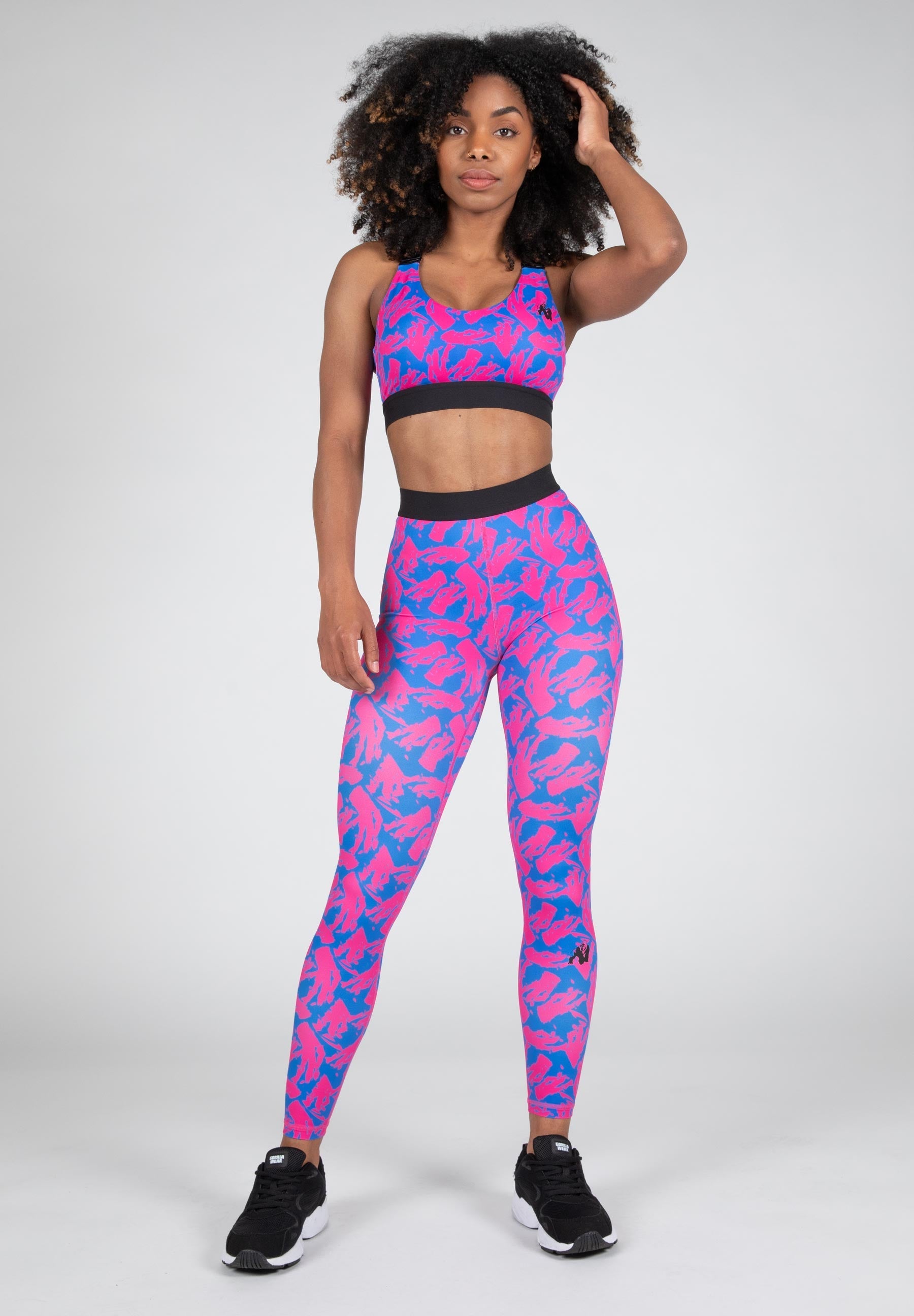 Gorilla Wear Colby Sports Bra, blue/pink Gorilla Wear