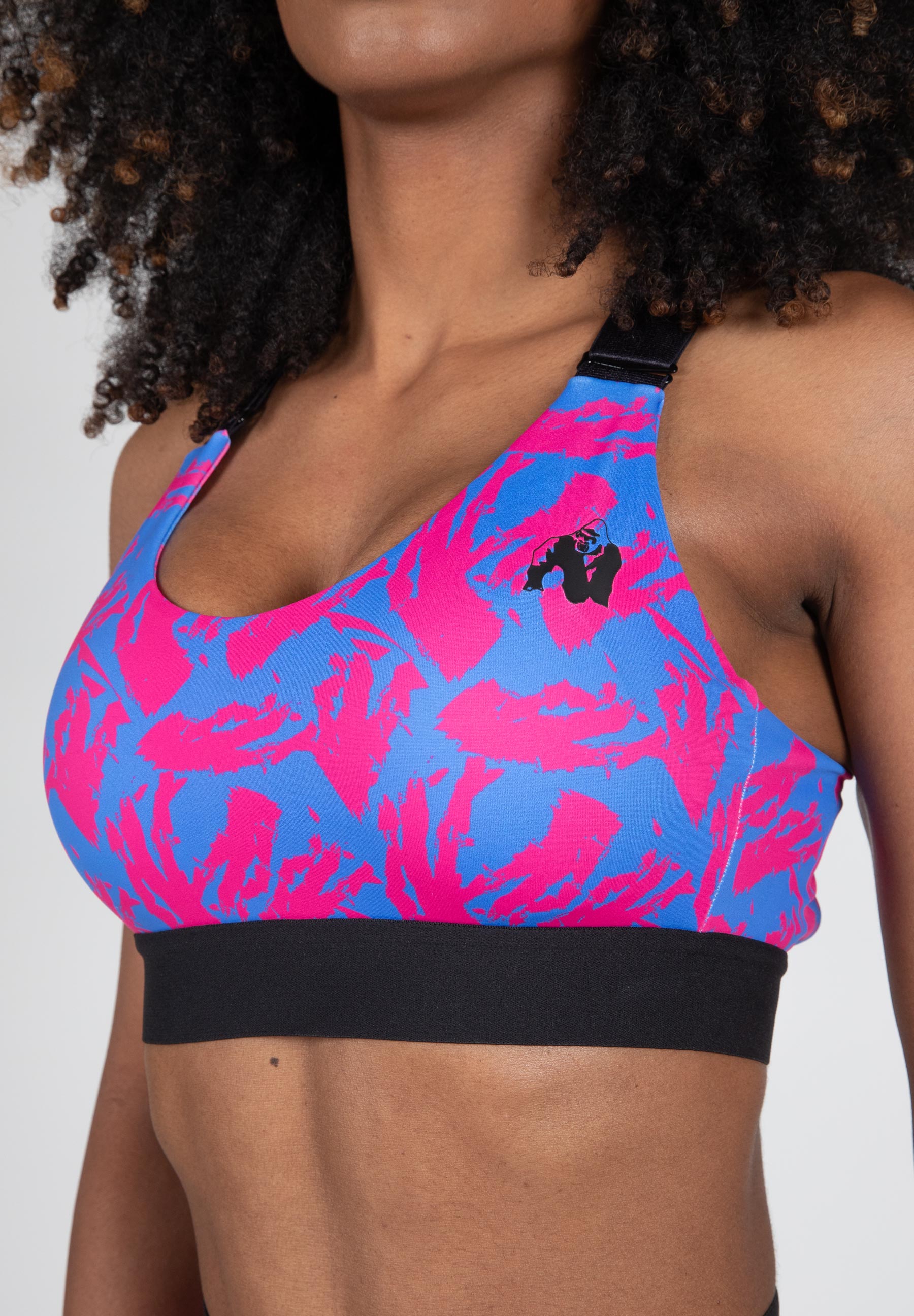 Gorilla Wear Colby Sports Bra, blue/pink Gorilla Wear