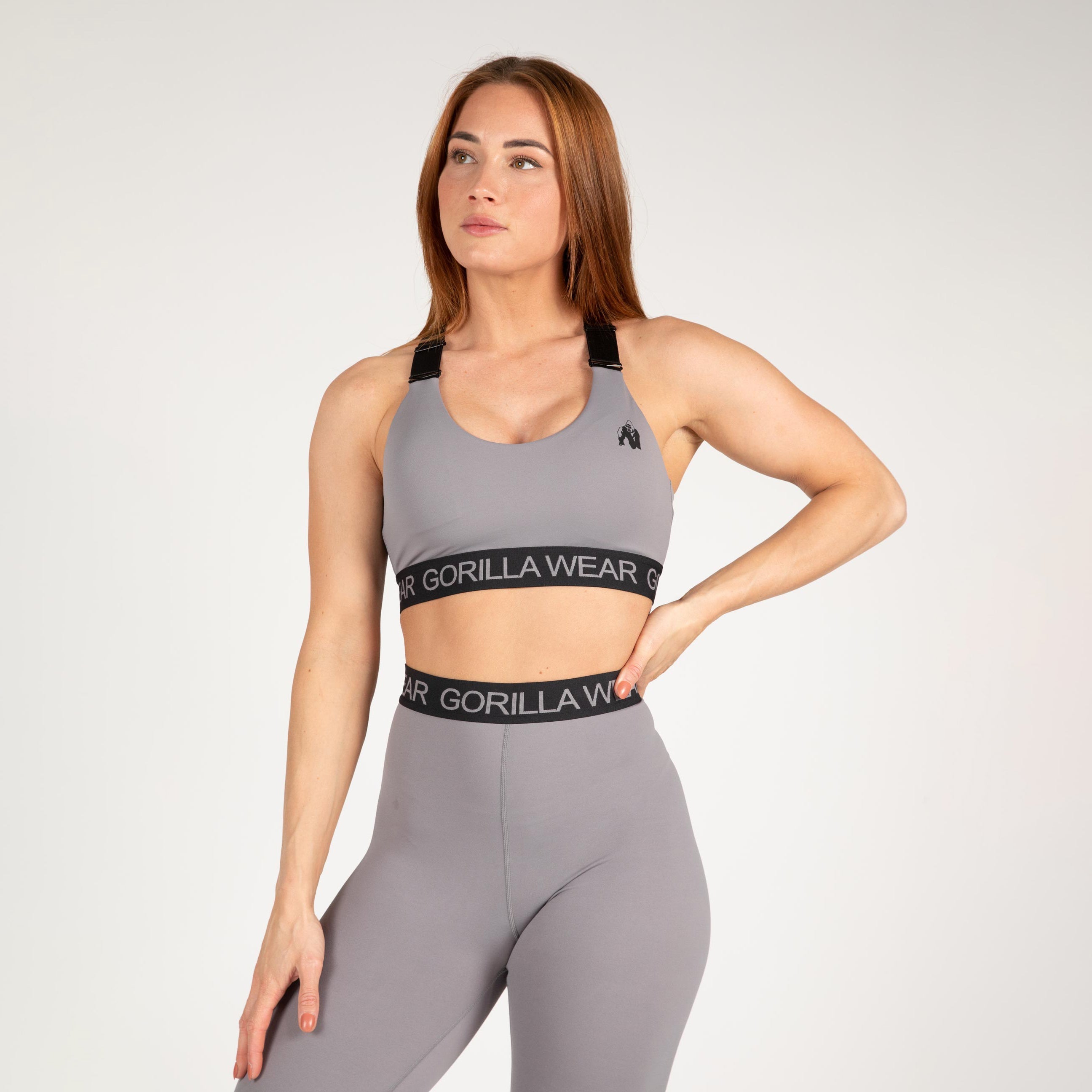 Gorilla Wear Colby Sports Bra, grey Gorilla Wear
