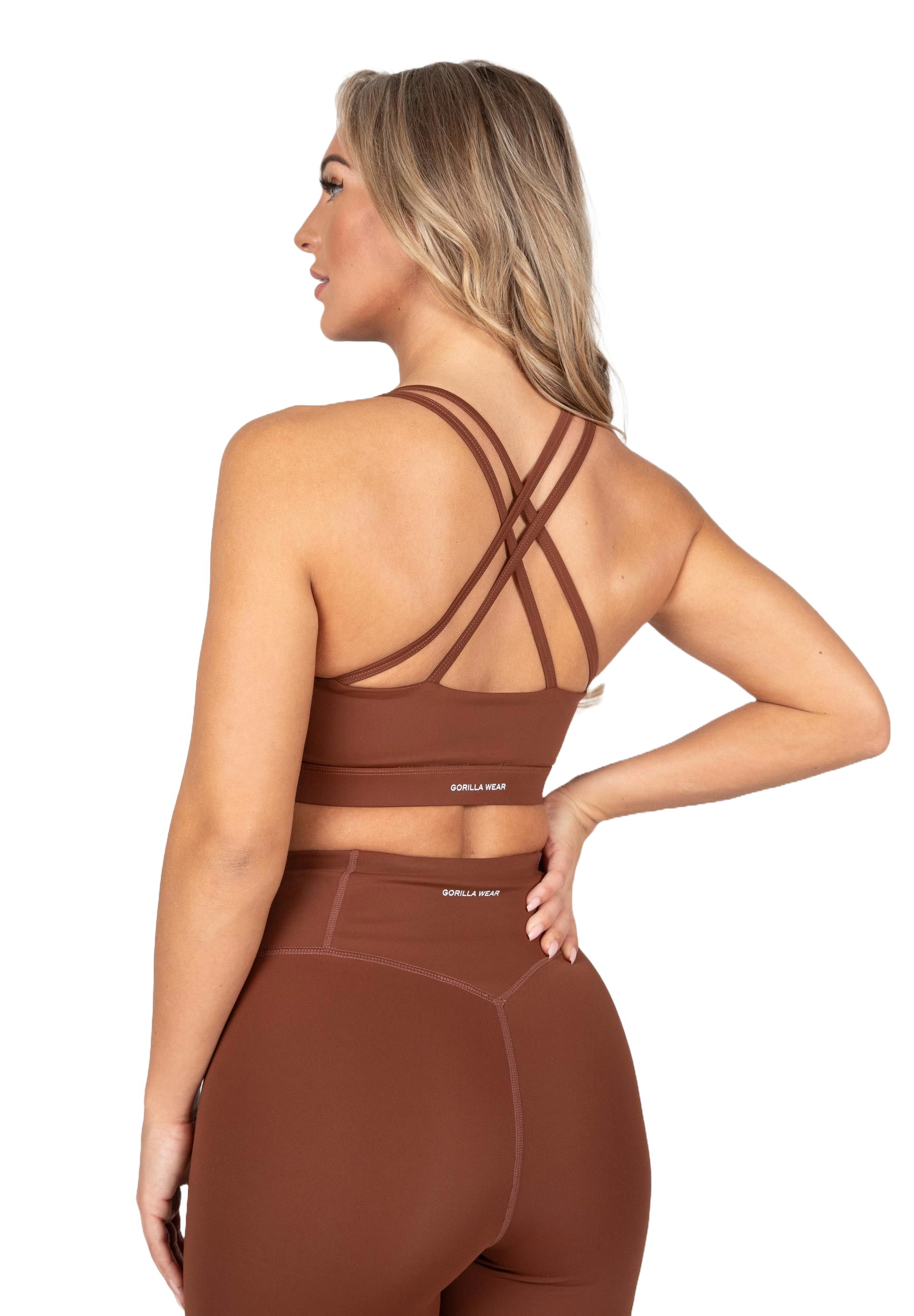 Gorilla Wear Arizona Sports Bra, brown Gorilla Wear