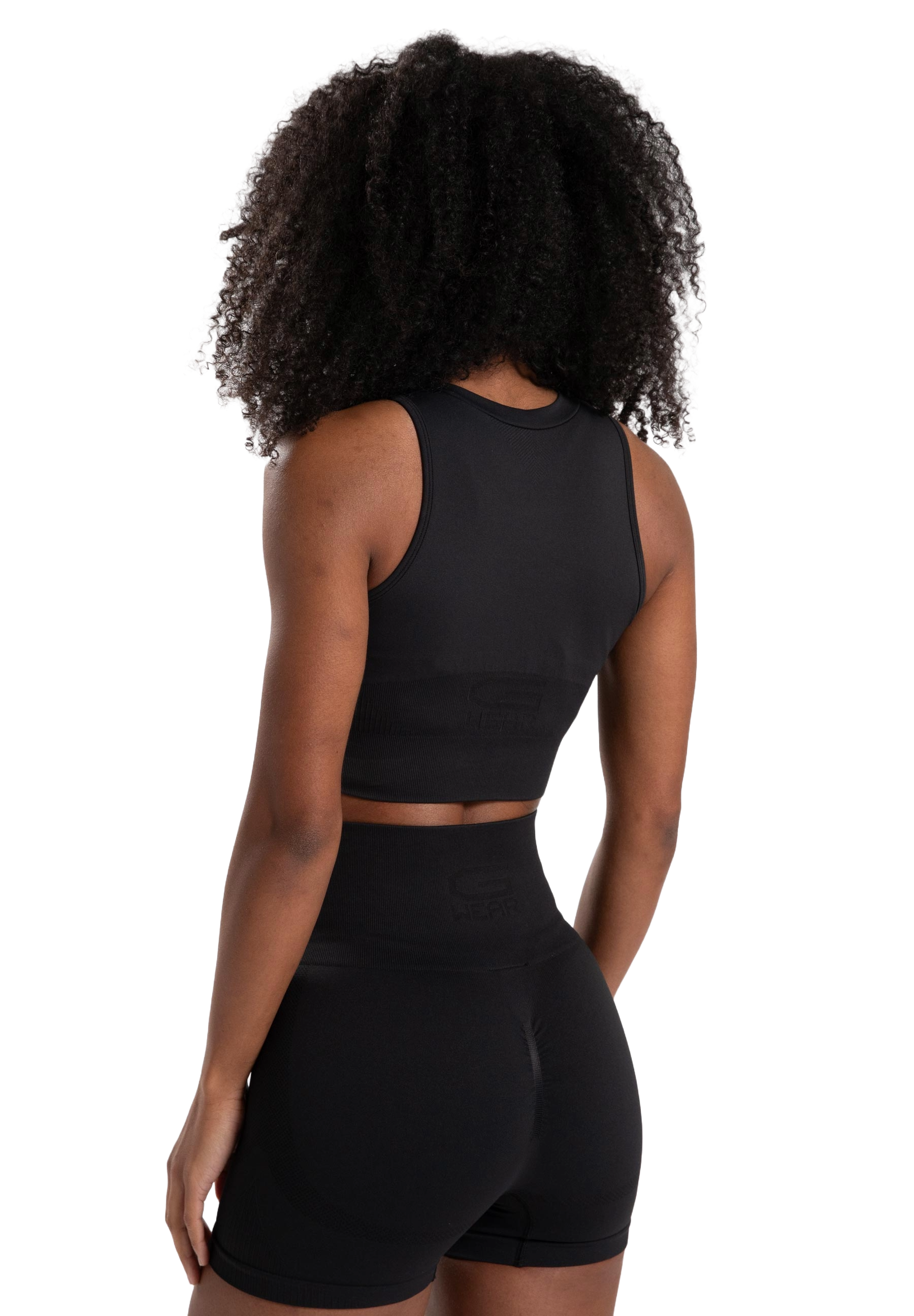 Gorilla Wear Olivia Seamless Crop Top, black Gorilla Wear