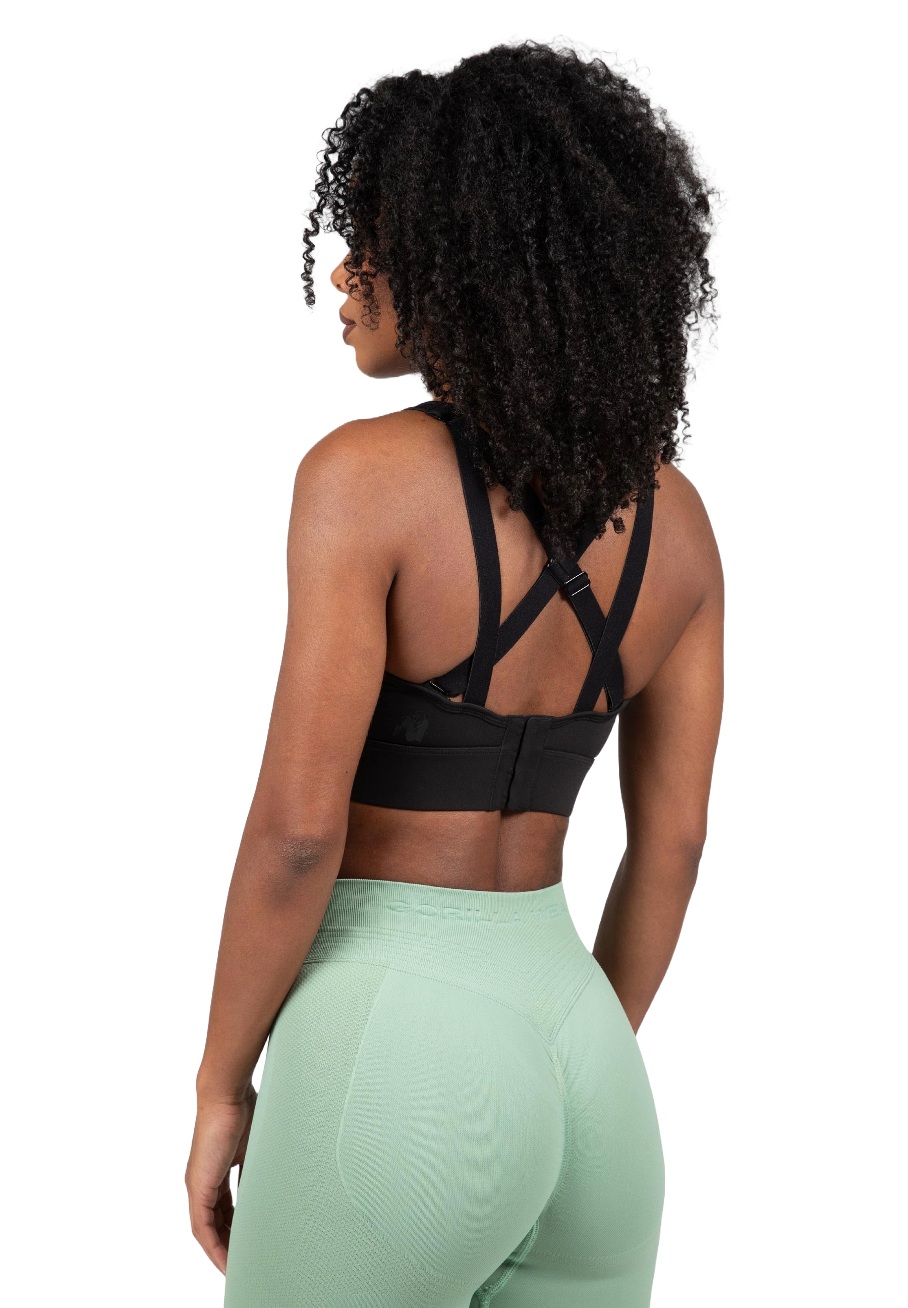 Gorilla Wear Riley High Support Sports Bra, black