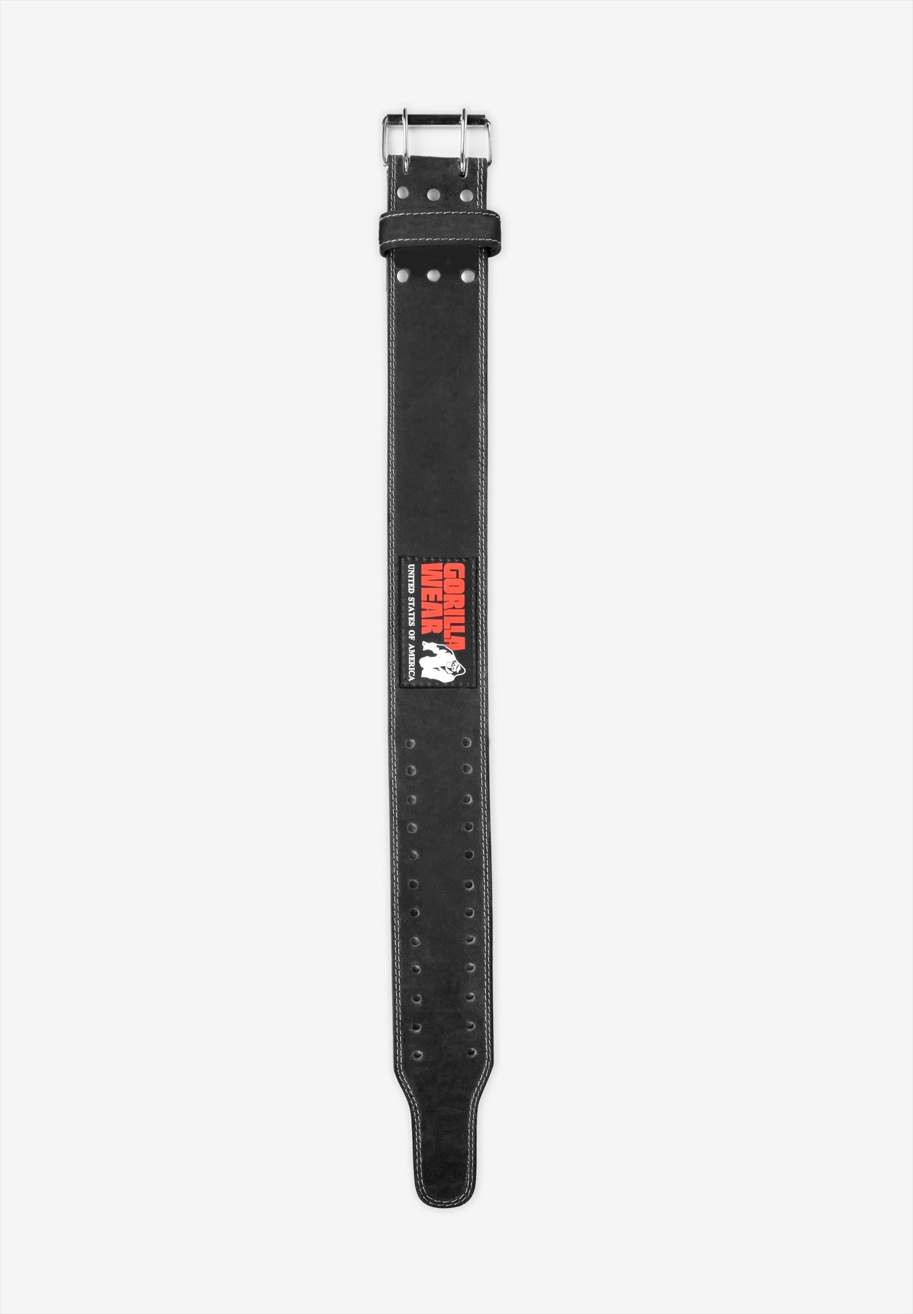Gorilla Wear 4 Inch Powerlifting Belt, black Gorilla Wear