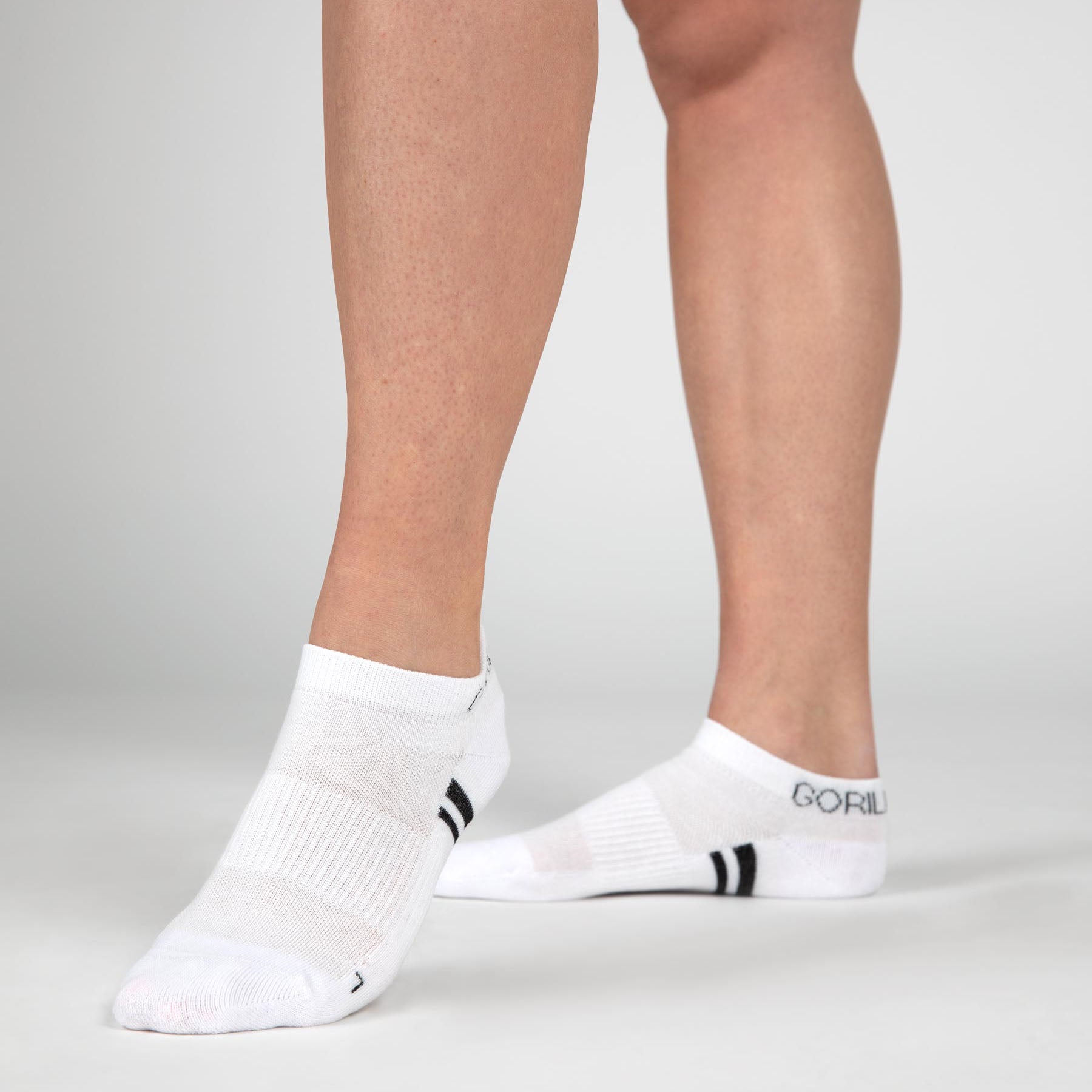 Gorilla Wear Quarter Socks 2-Pack White