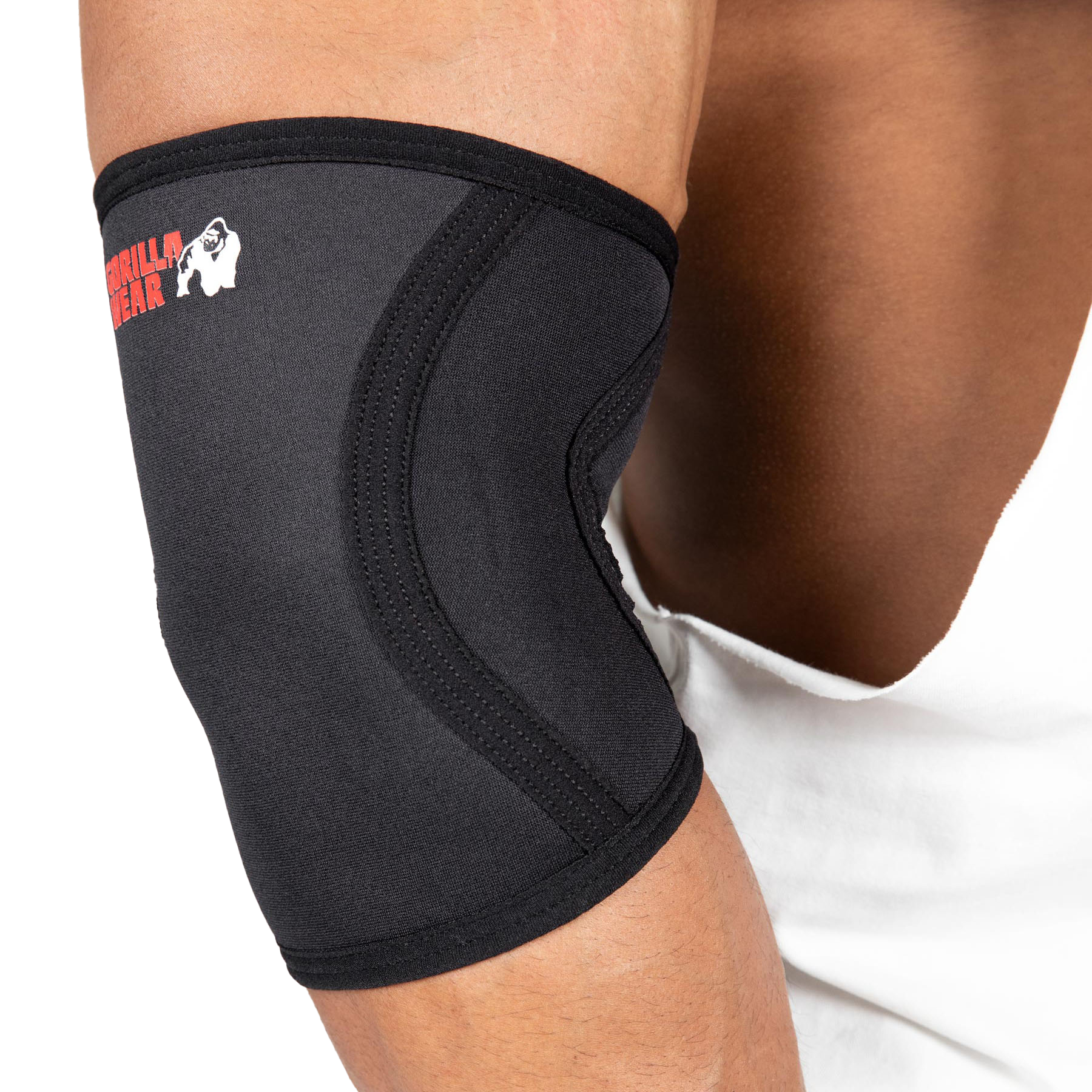 Gorilla Wear 3 MM Elbow Sleeves, black Gorilla Wear