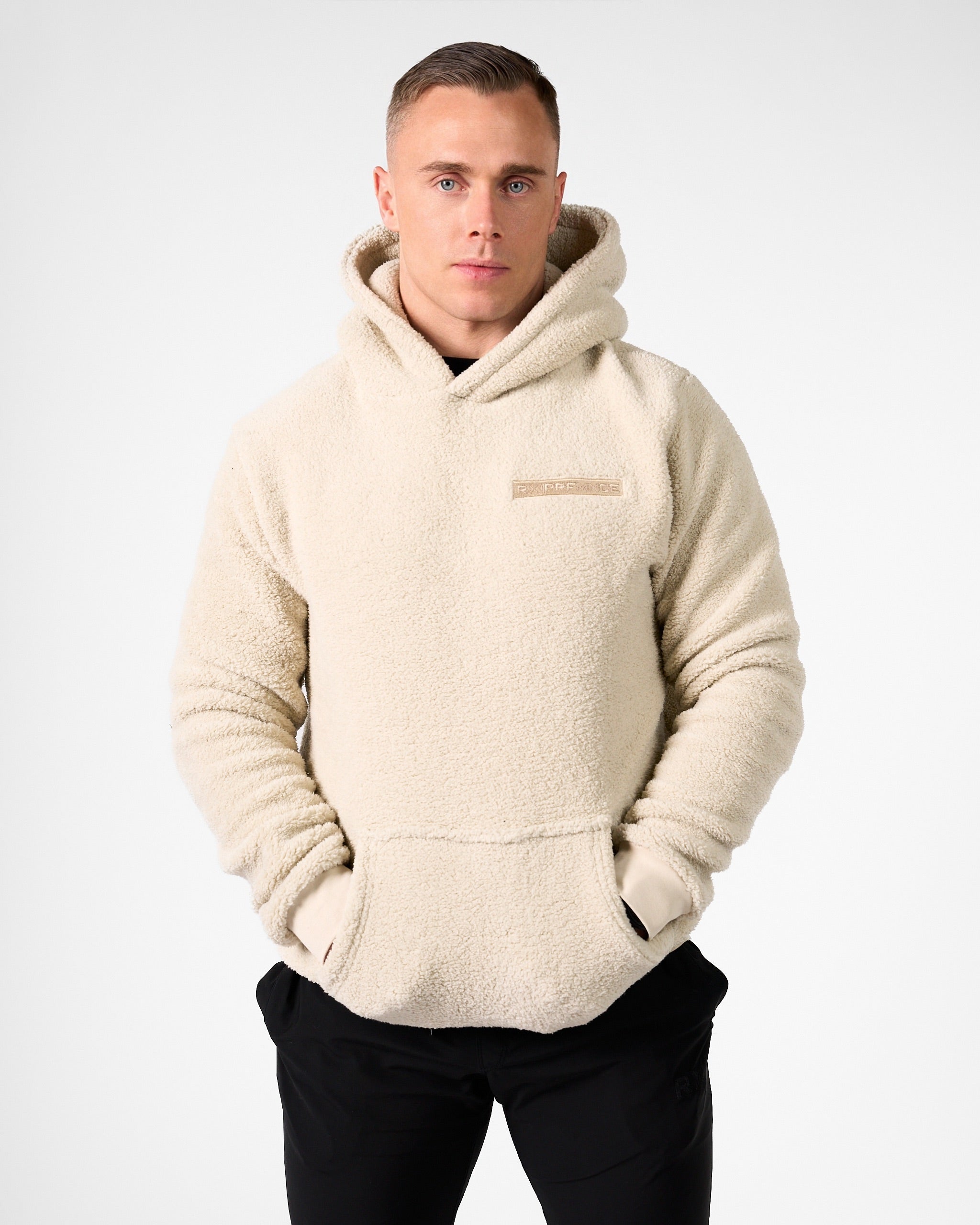RX Performance Teddy Hoodie Off White