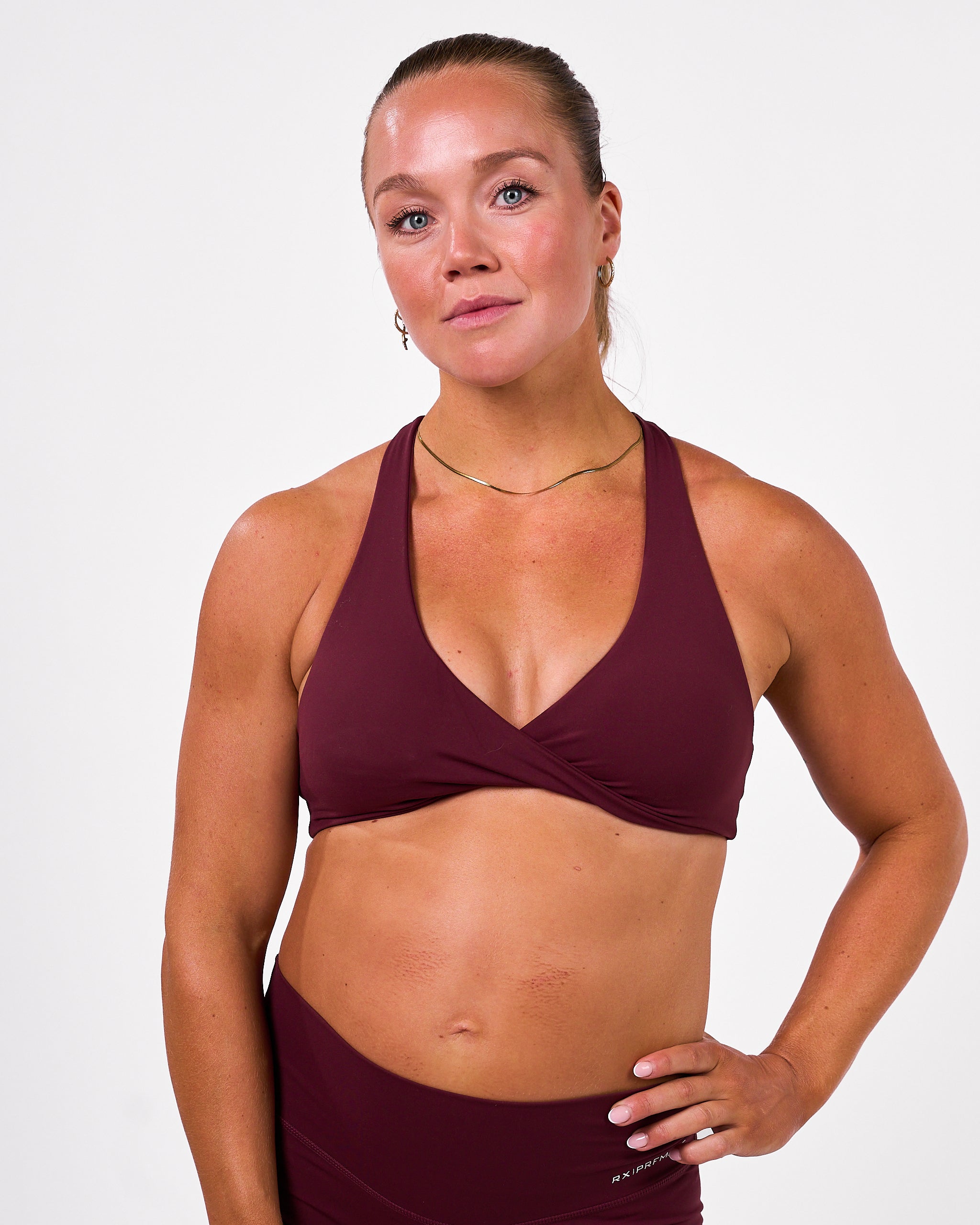 RX Performance Aura Sport Bra Deep Burgundy