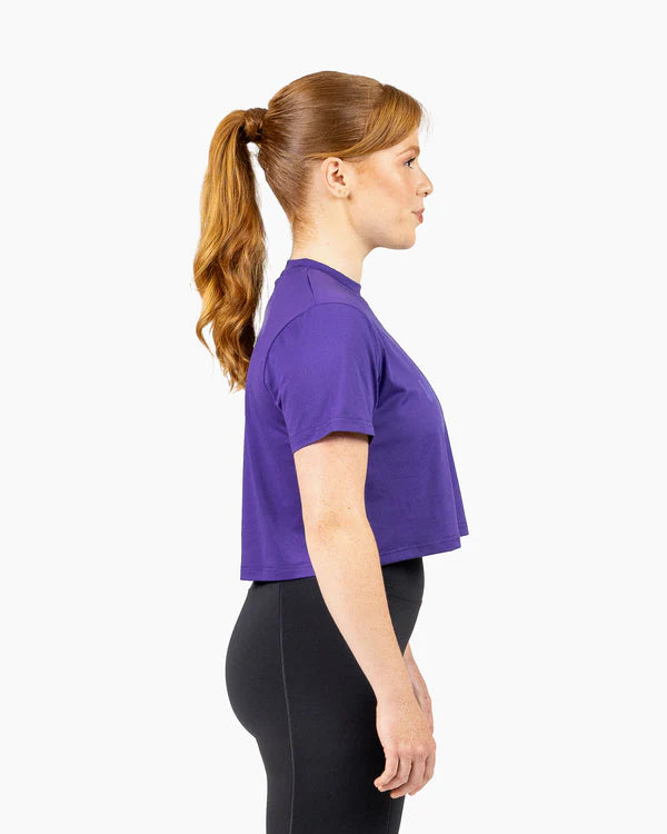 Velites Crop Holo Lila