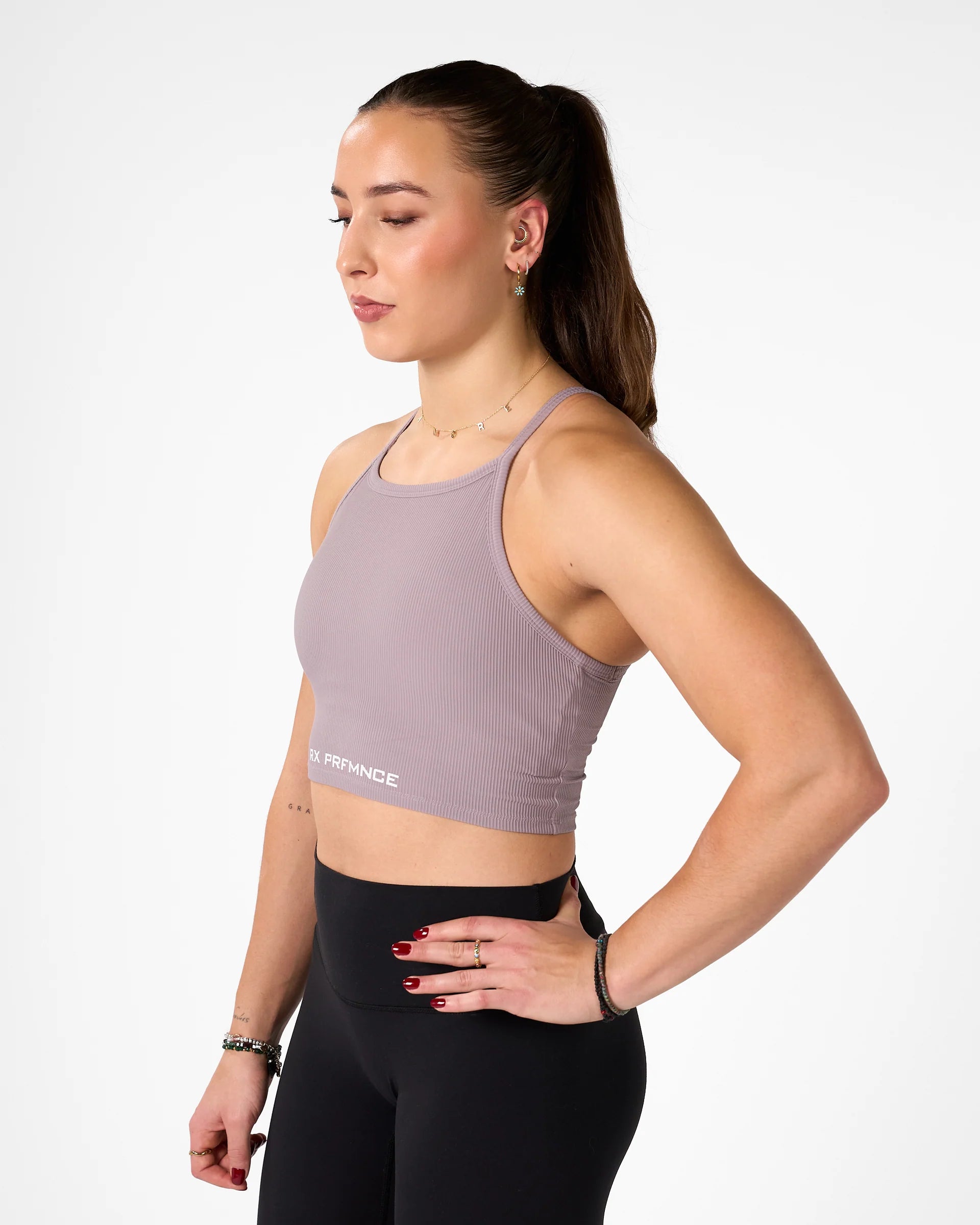 RX Performance Annie Crop Top Lavender