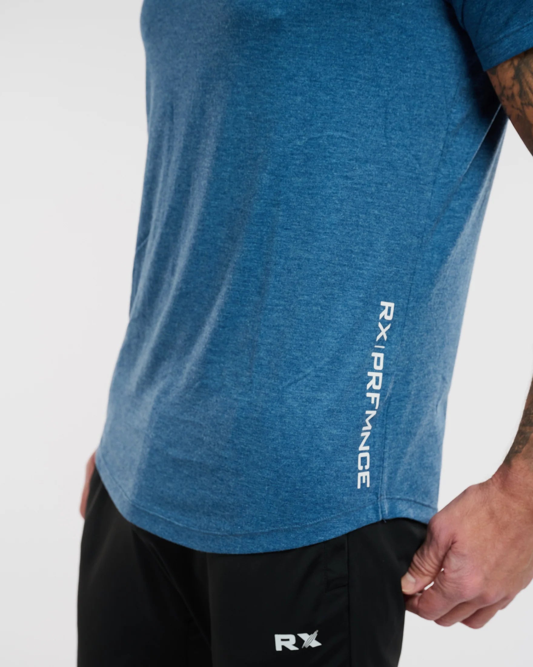 RX Performance Greatness T-Shirt Melange Navy RX Performance