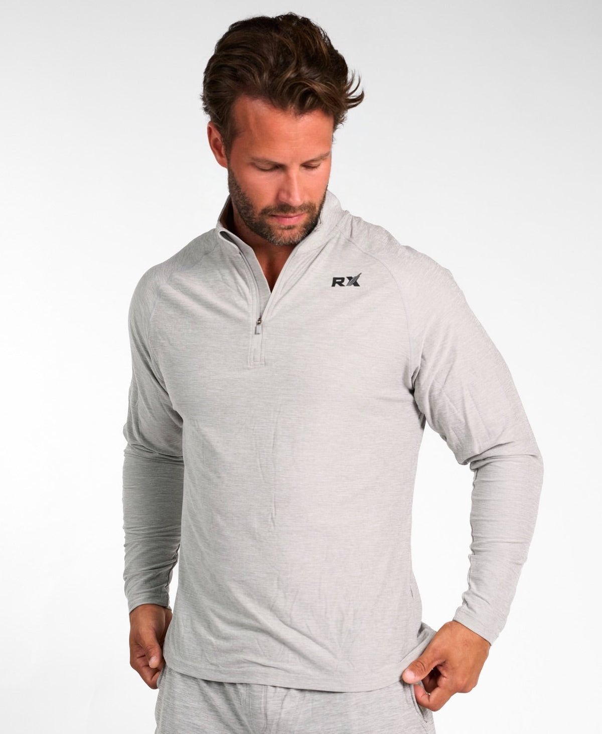 RX Performance Core Long Sleeve Heather Grey