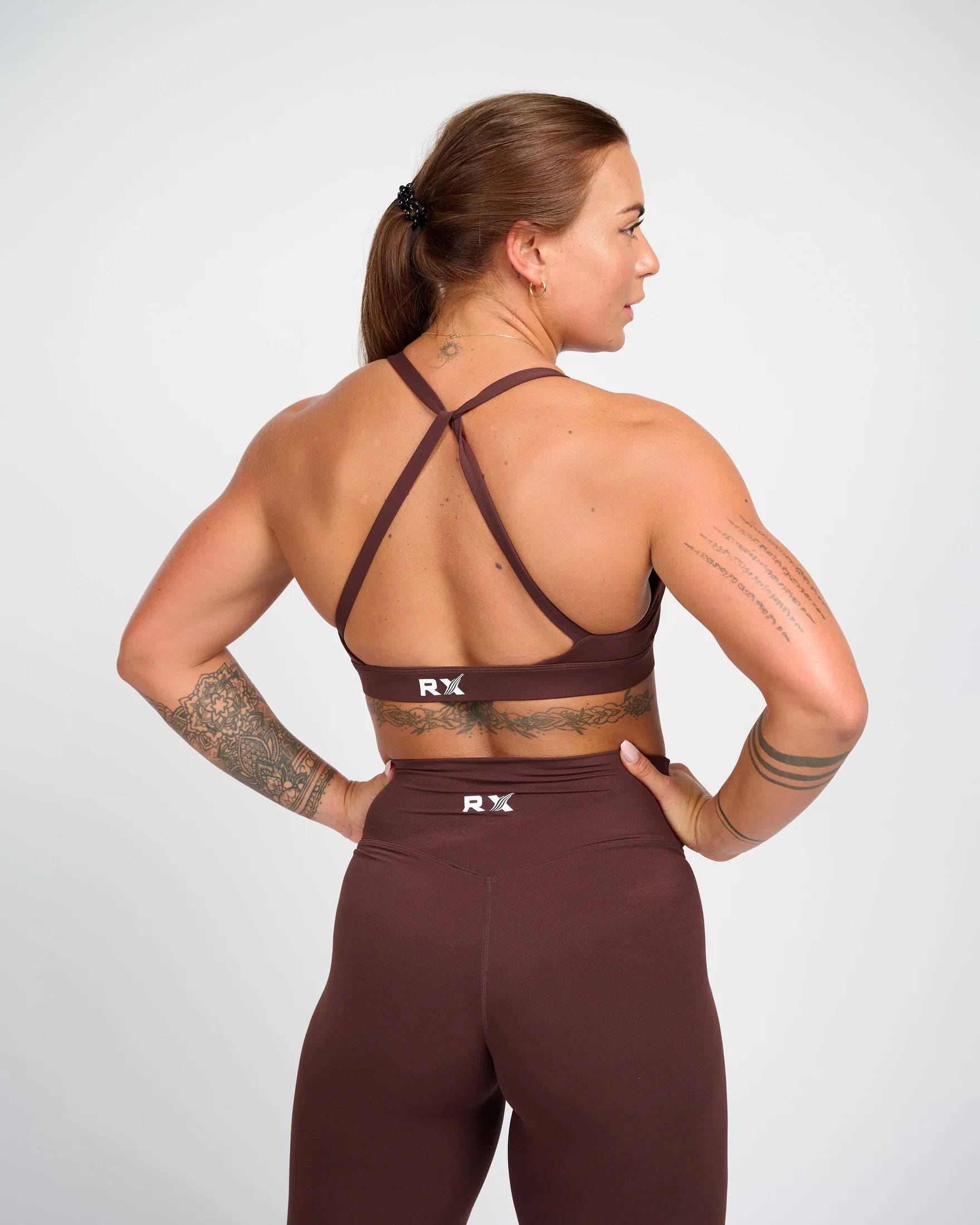 RX Performance Isabel Sport Bra Cherry Brown RX Performance