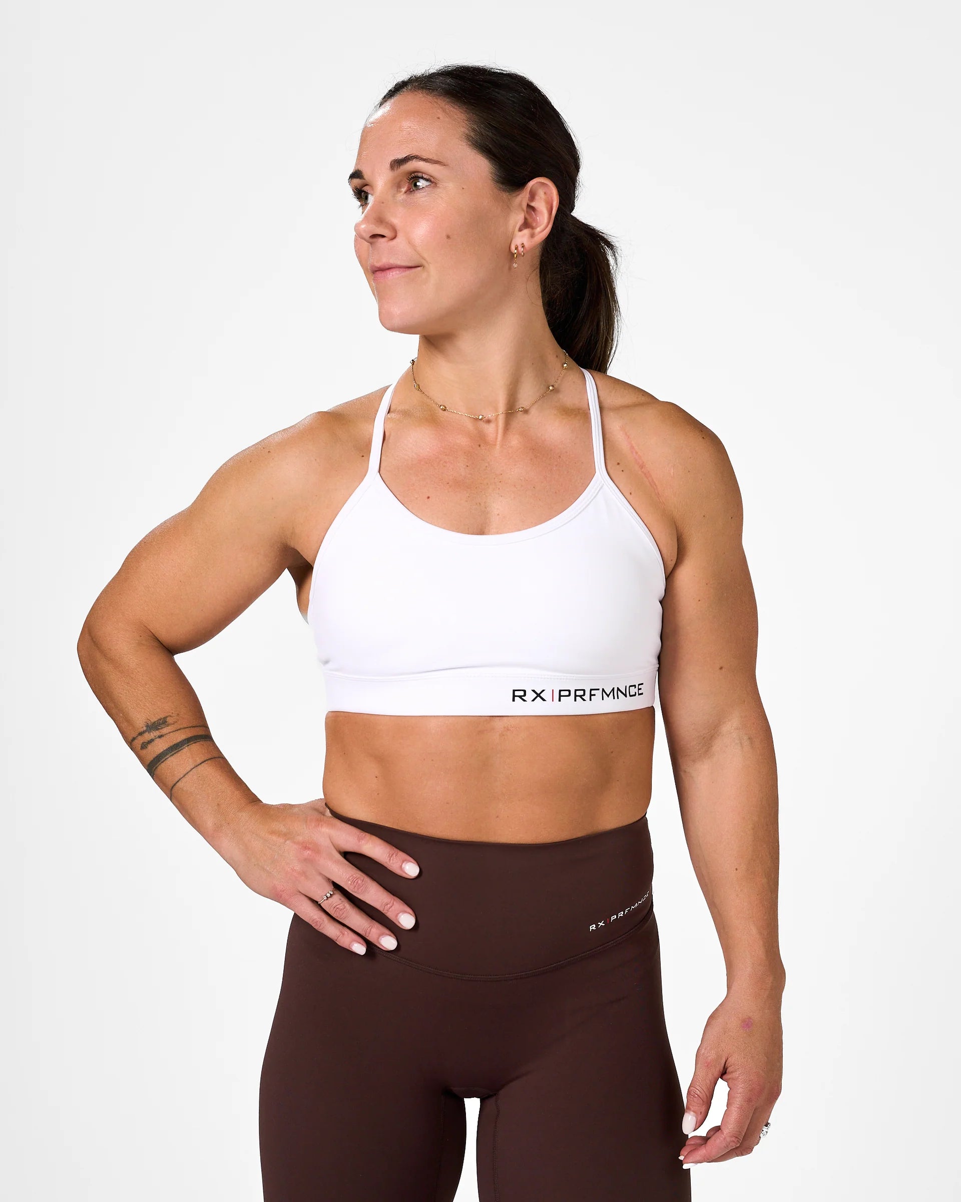 RX Performance Barbara Sport Bra White