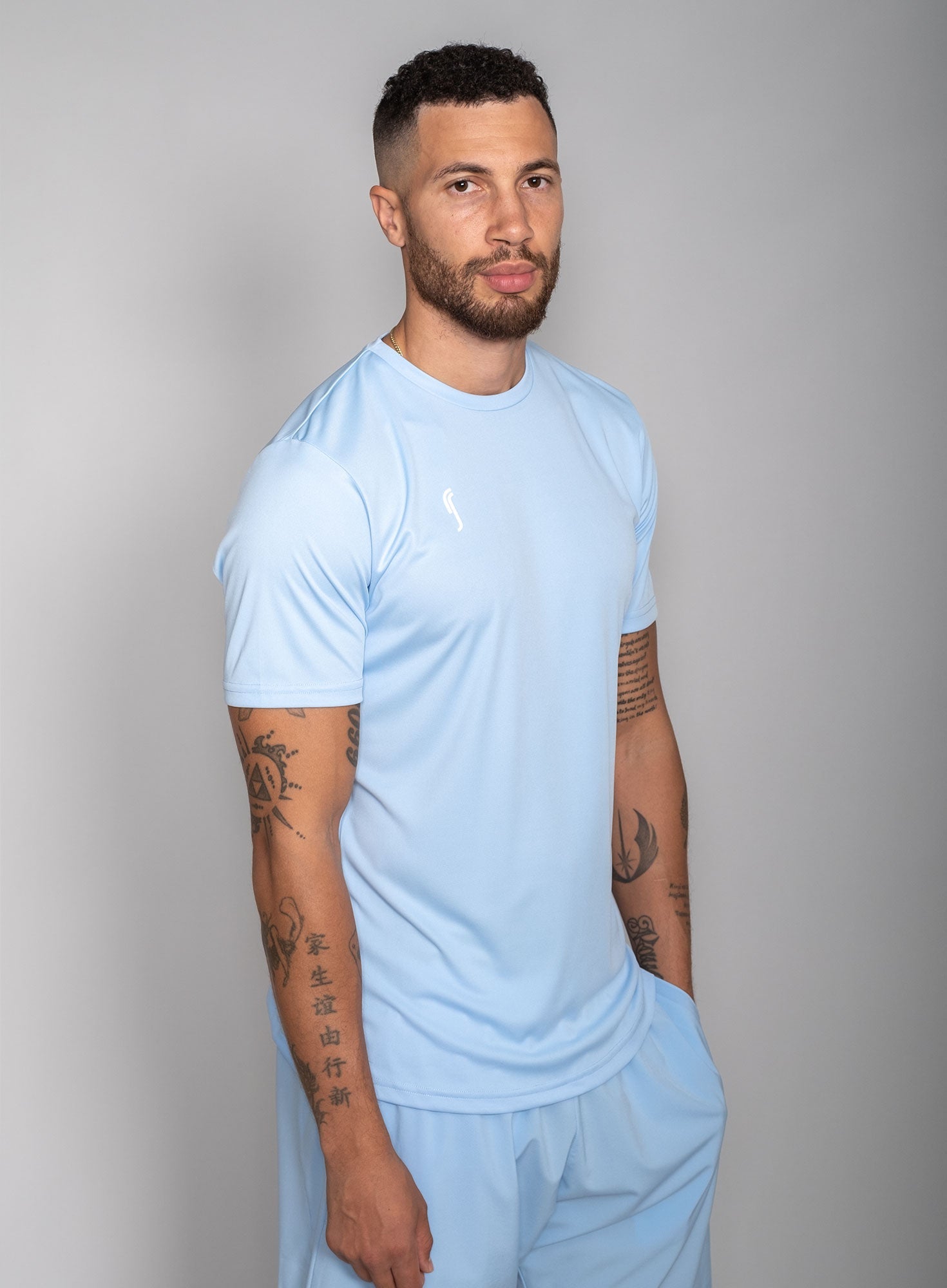 RS Men's Club T-shirt Soft Blue RS