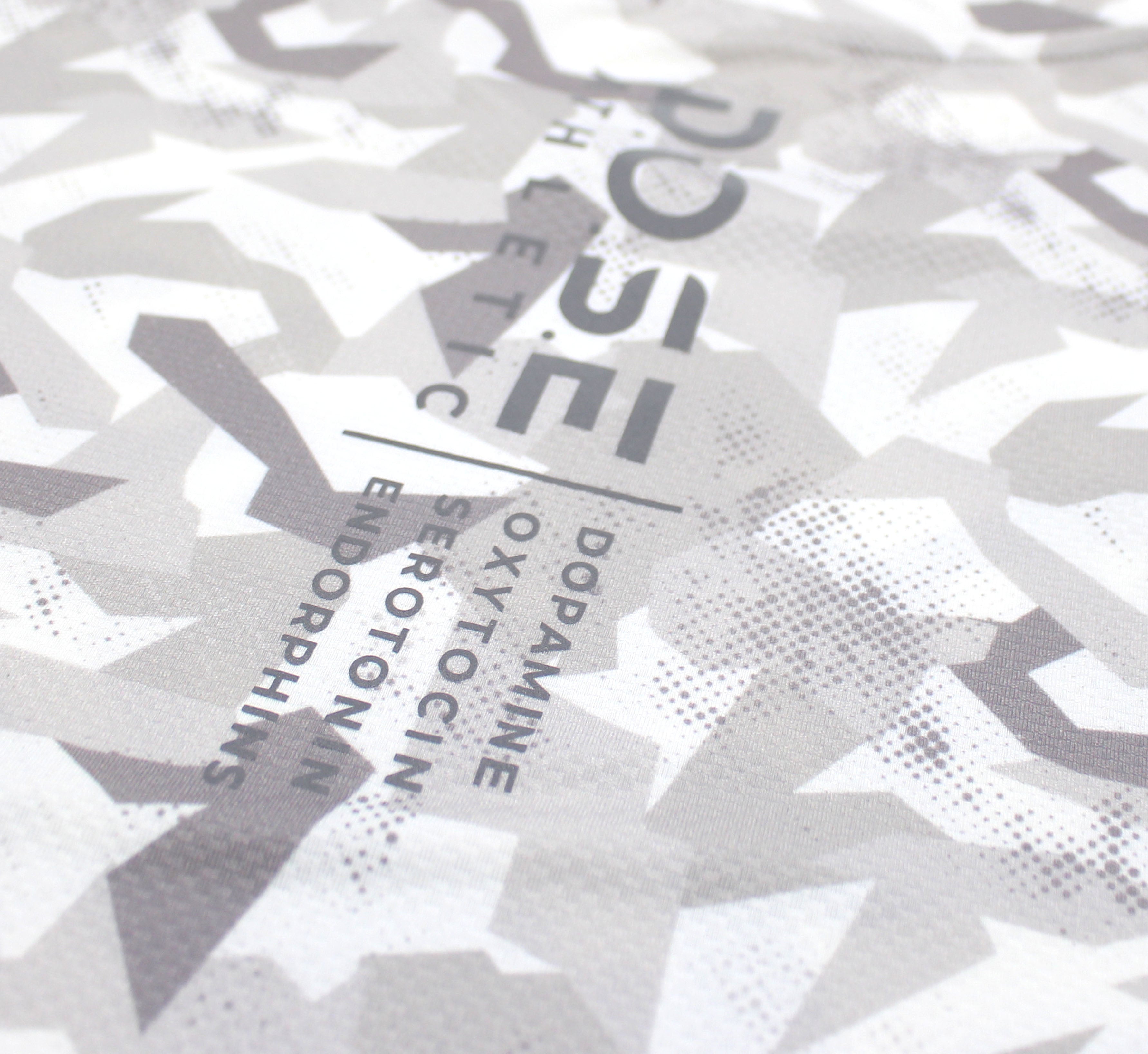 DOSE ATHLETIC Signature Långärmad T-shirt Vit Camo