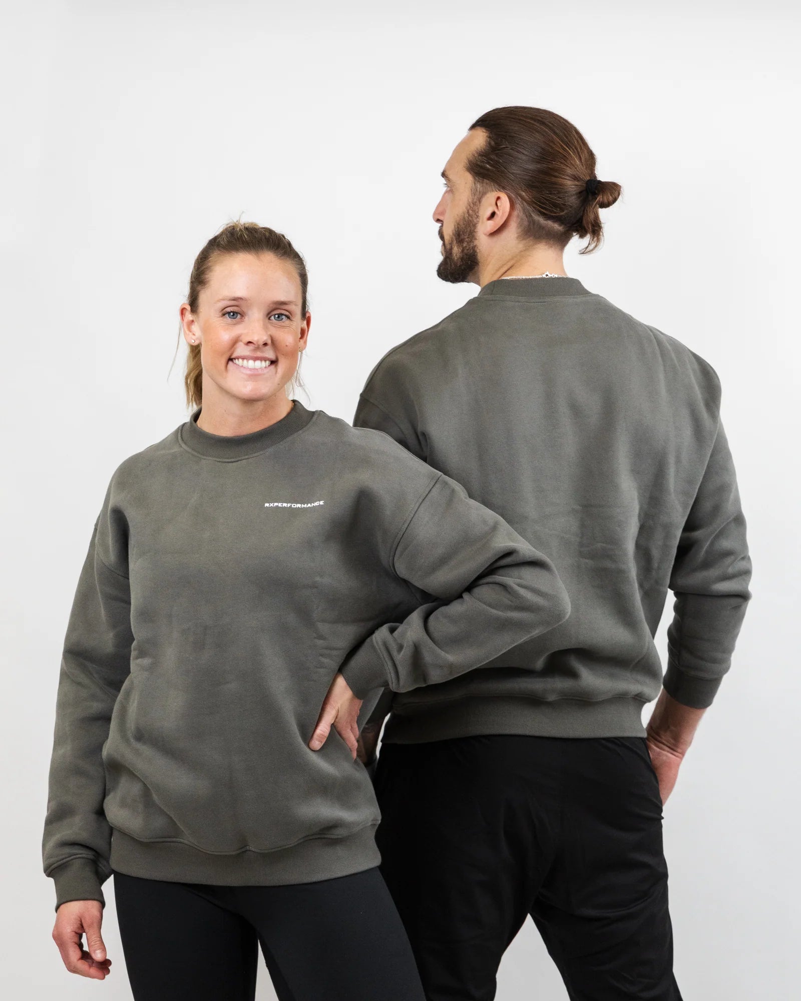 RX Performance Essential Sweatshirt Dusty Olive RX Performance